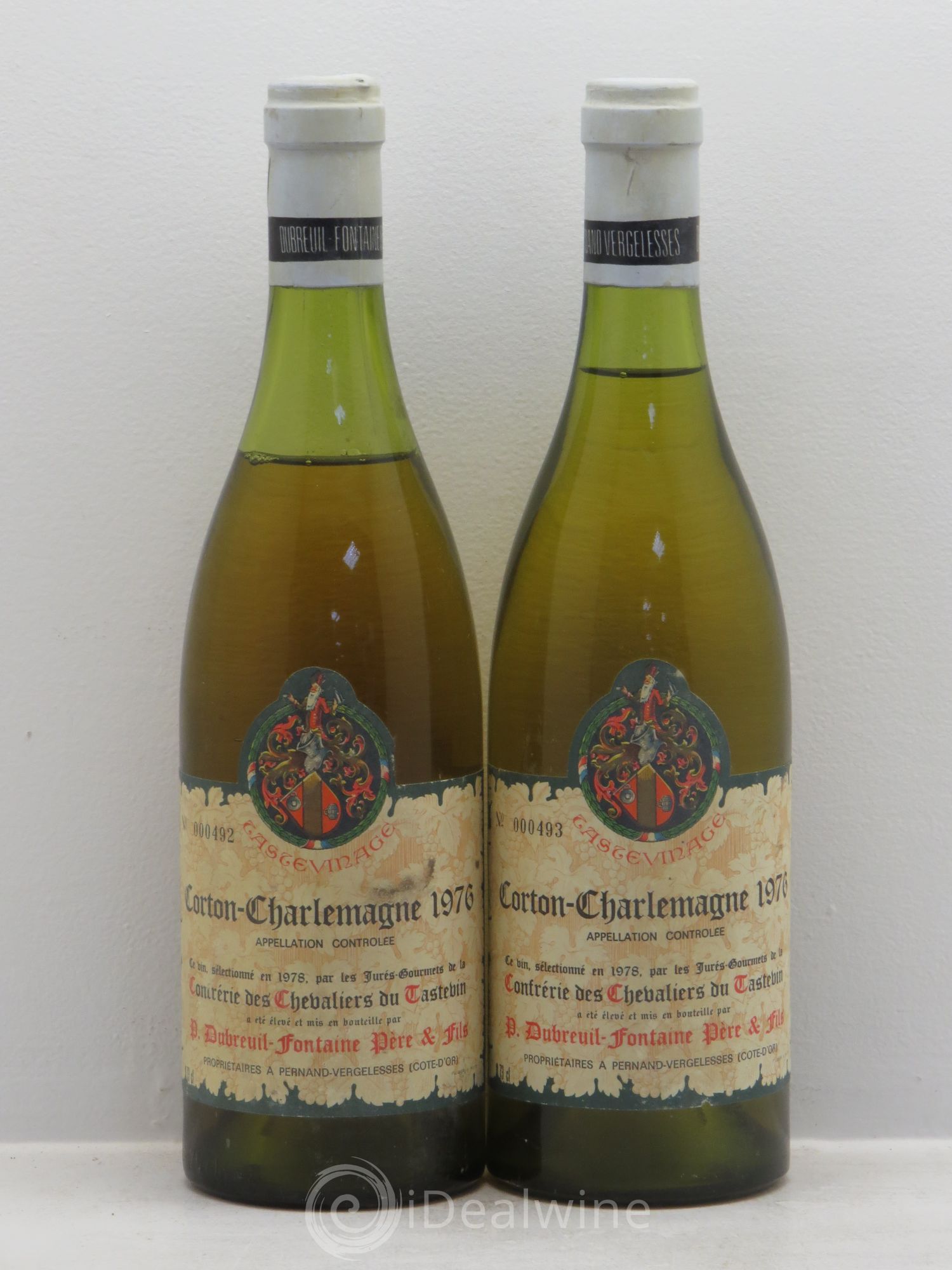 Corton-Charlemagne Grand Cru 1976 - Lot de 2 bouteilles - 0