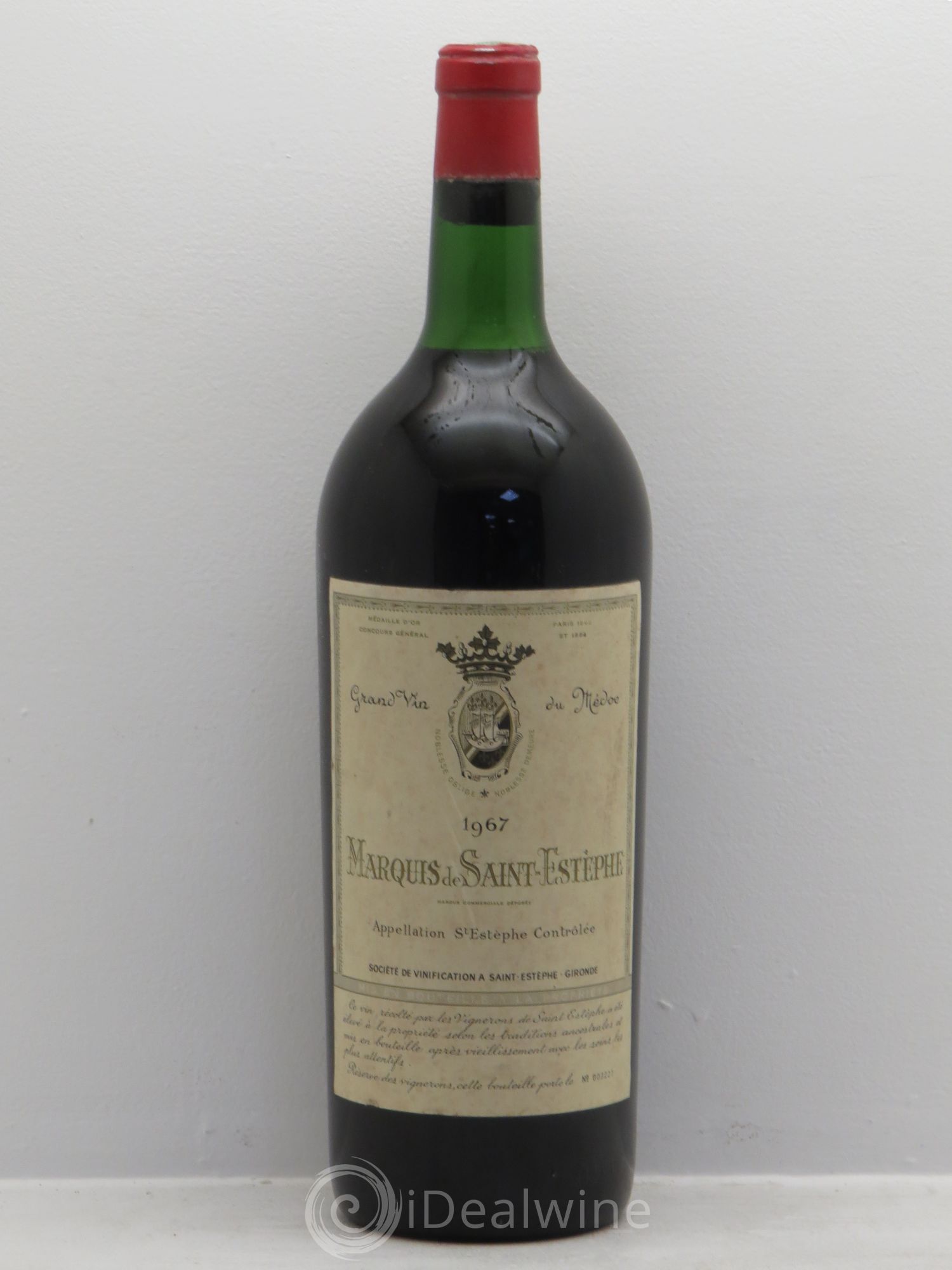 Marquis de Saint Estèphe 1967 - Lot de 1 magnum - 0
