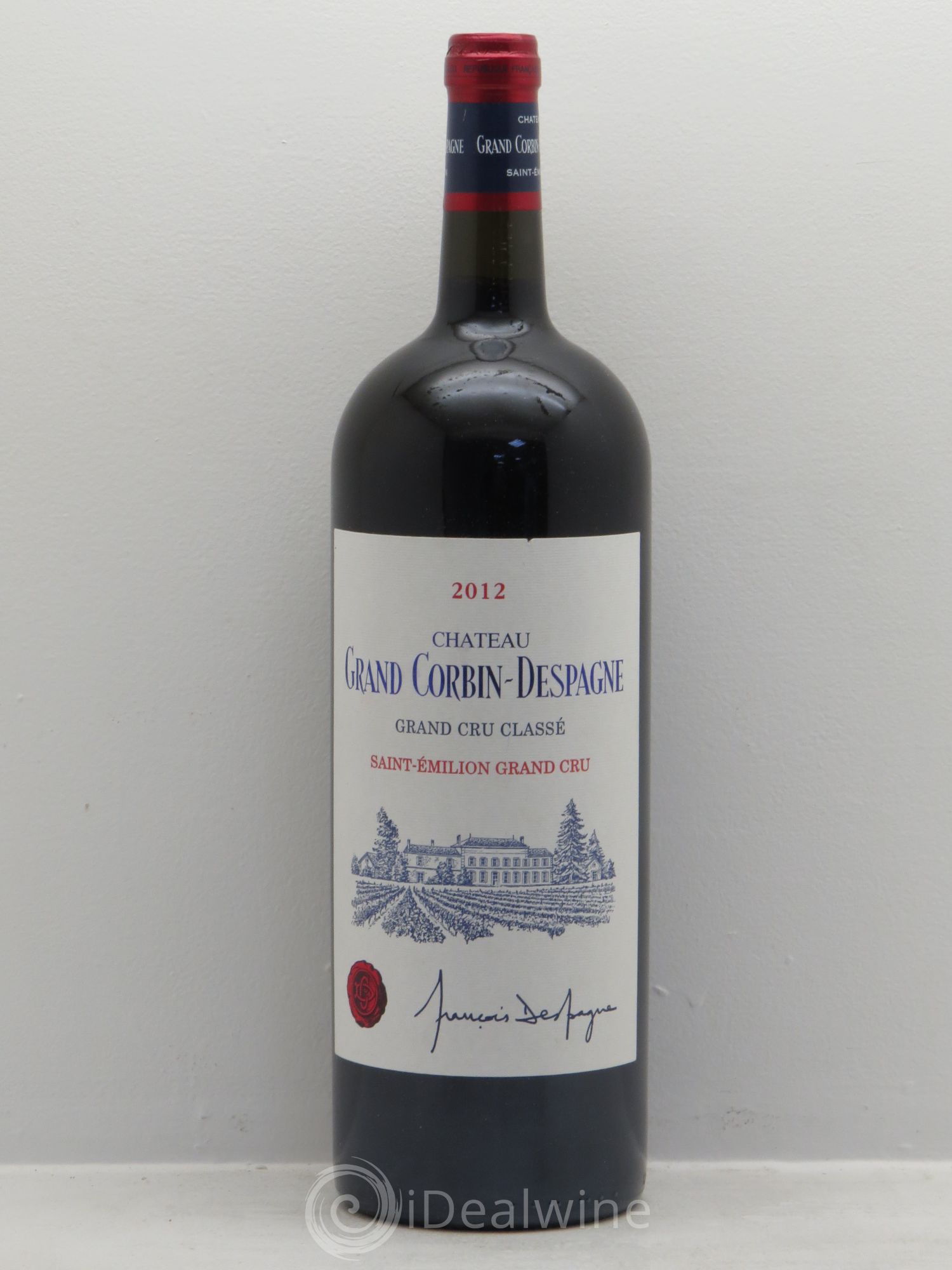 Château Grand Corbin Despagne Grand Cru Classé 2012 - Lot de 1 magnum - 0