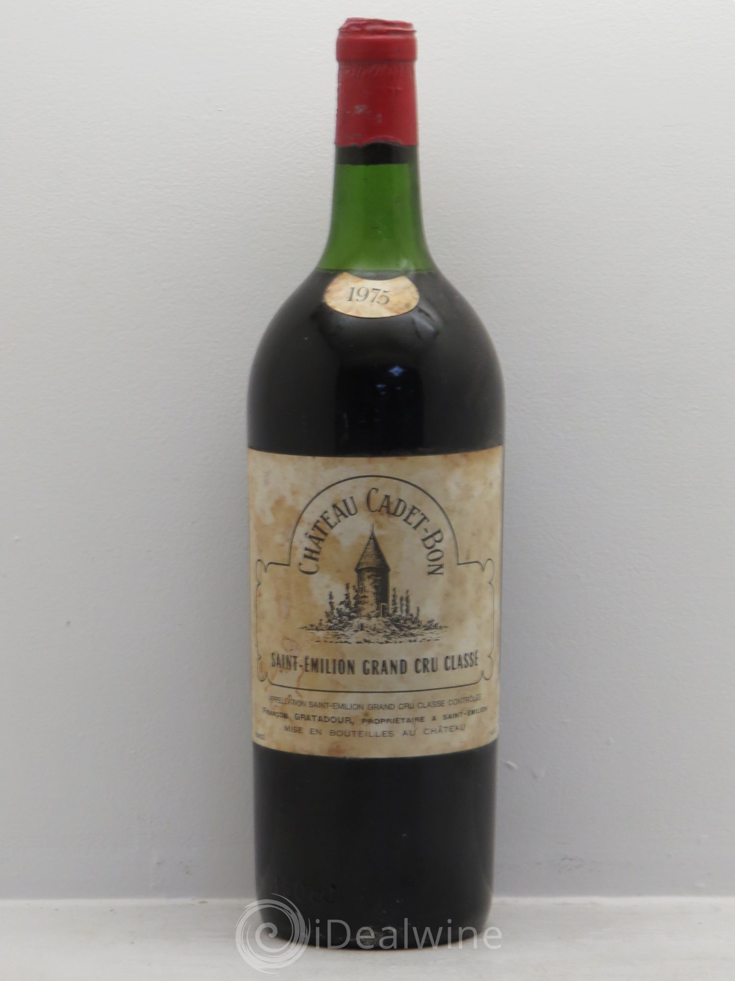 Château Cadet Bon Grand Cru Classé 1975 - Lot de 1 magnum - 0