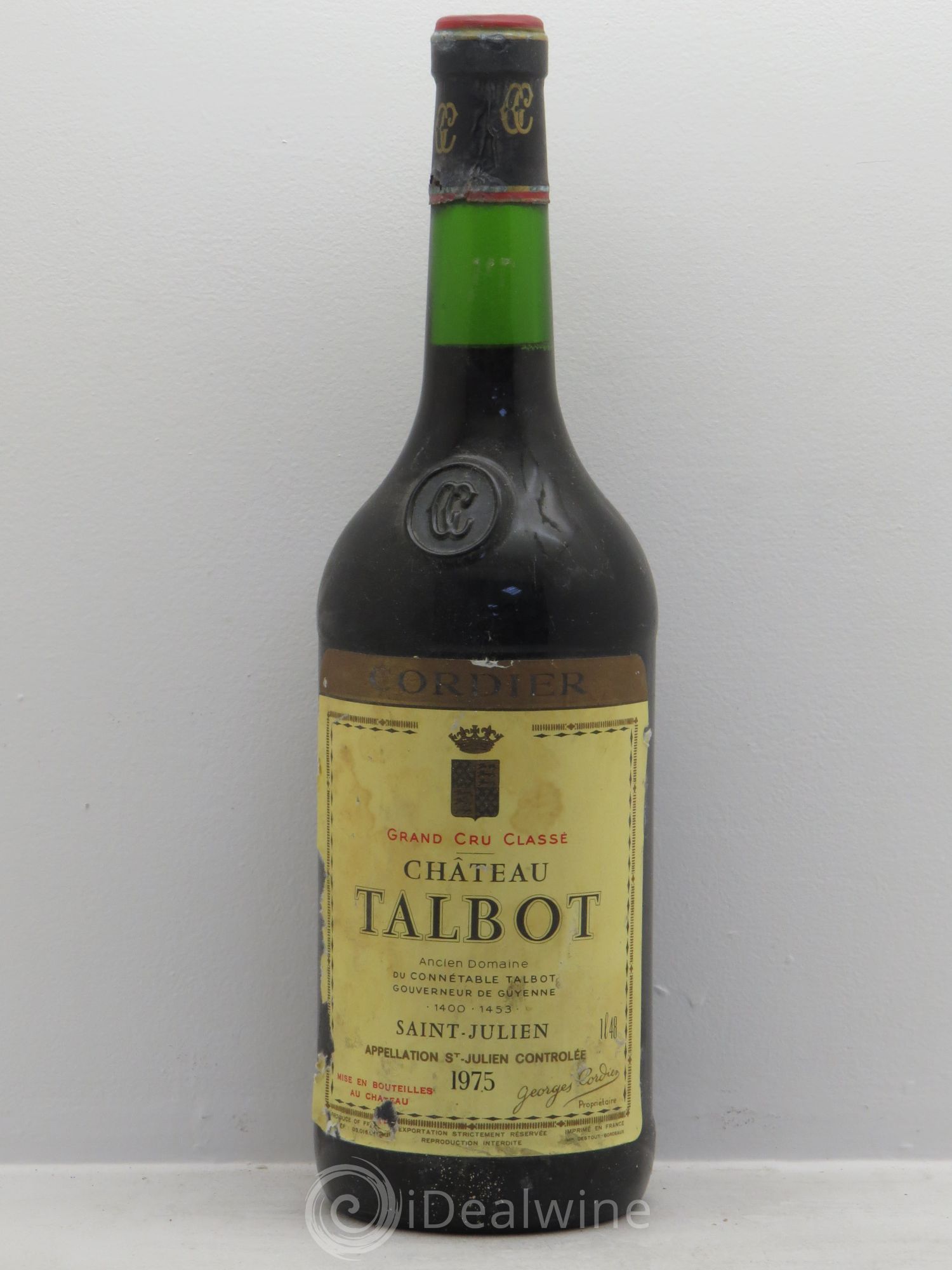 Château Talbot 4ème Grand Cru Classé 1975 - Lot de 1 magnum - 0