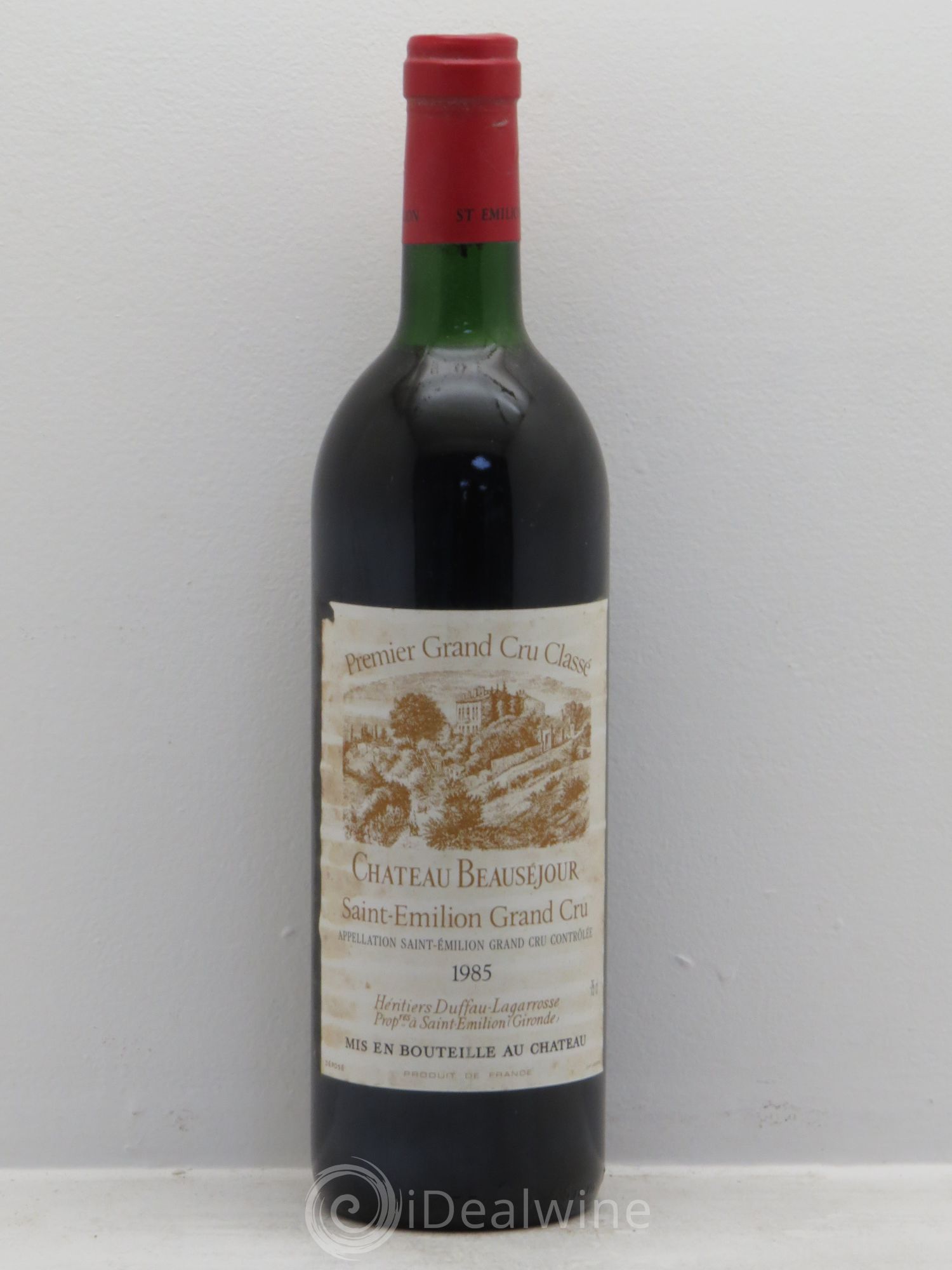 Château Beauséjour (Duffau-Lagarrosse) 1er Grand Cru Classé B 1985 - Lot de 1 bouteille - 0