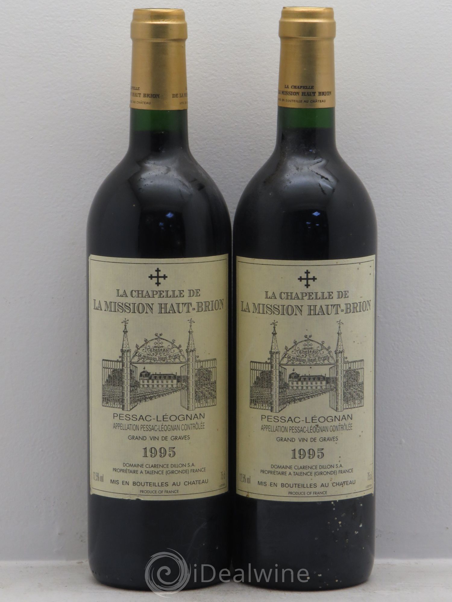 La Chapelle de La Mission Haut-Brion Second Vin 1995 - Lot de 2 bouteilles - 0