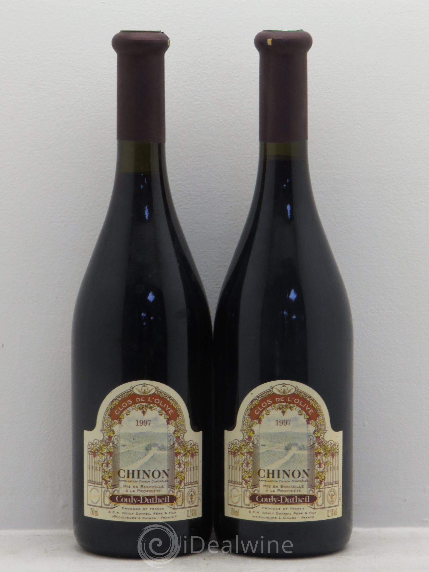 Chinon Clos de l'Olivet 1997 - Lot de 2 bouteilles - 0