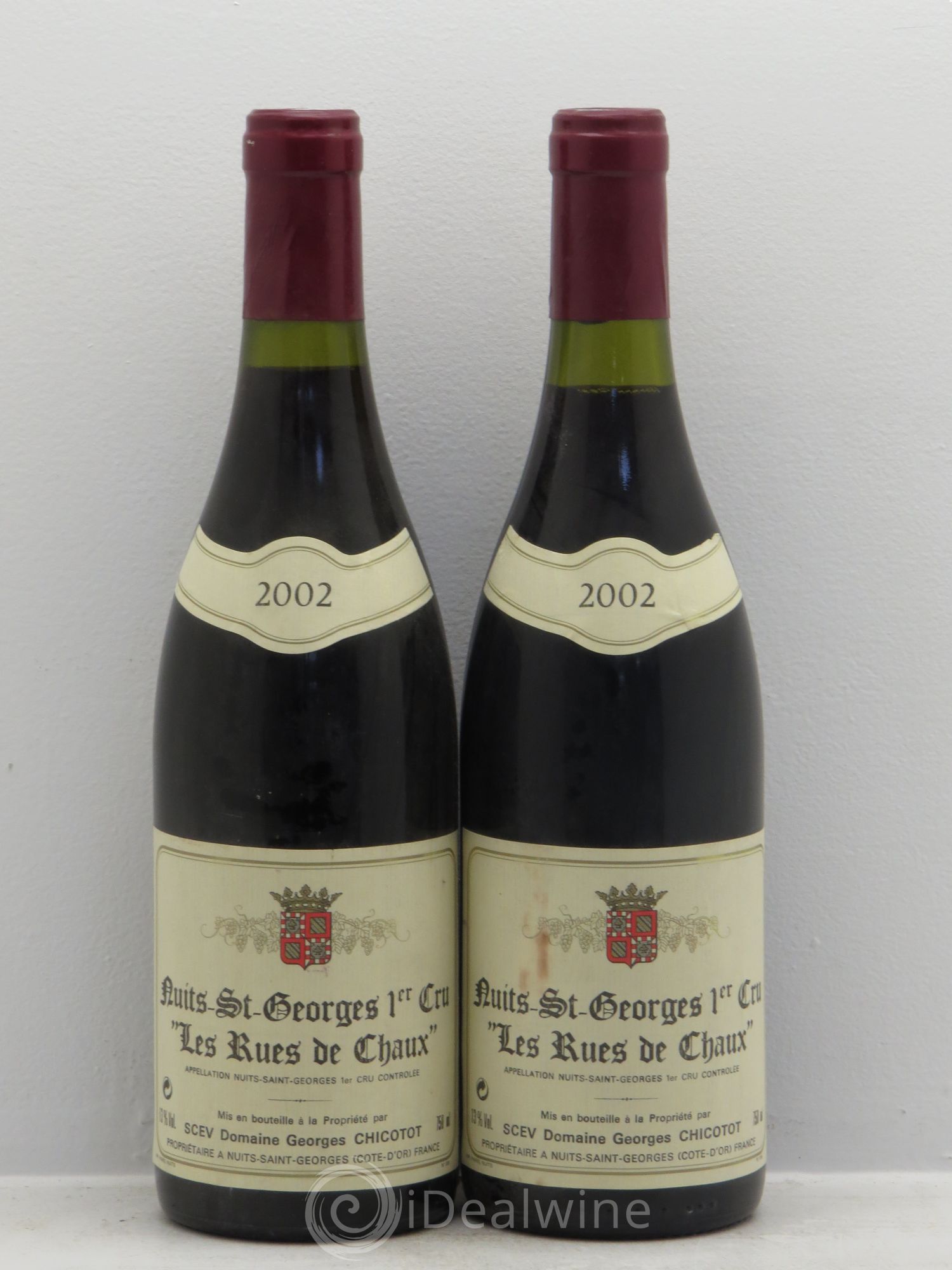 Nuits-Saint-Georges 1er Cru 2002 - Posten von 2 Flaschen - 0