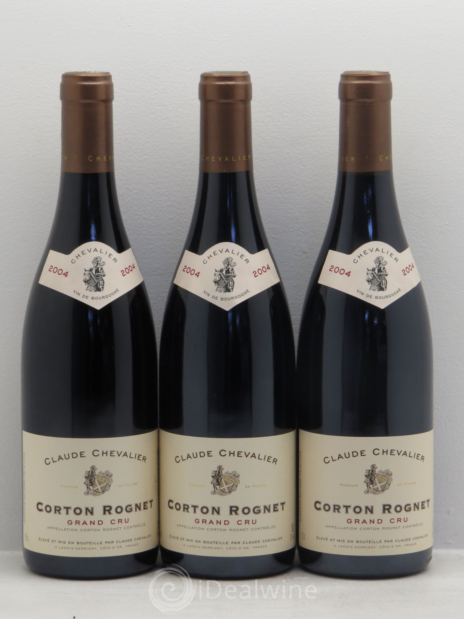 Corton Grand Cru Le Rognet Domaine Chevalier 2004 - Lot de 3 bouteilles - 0