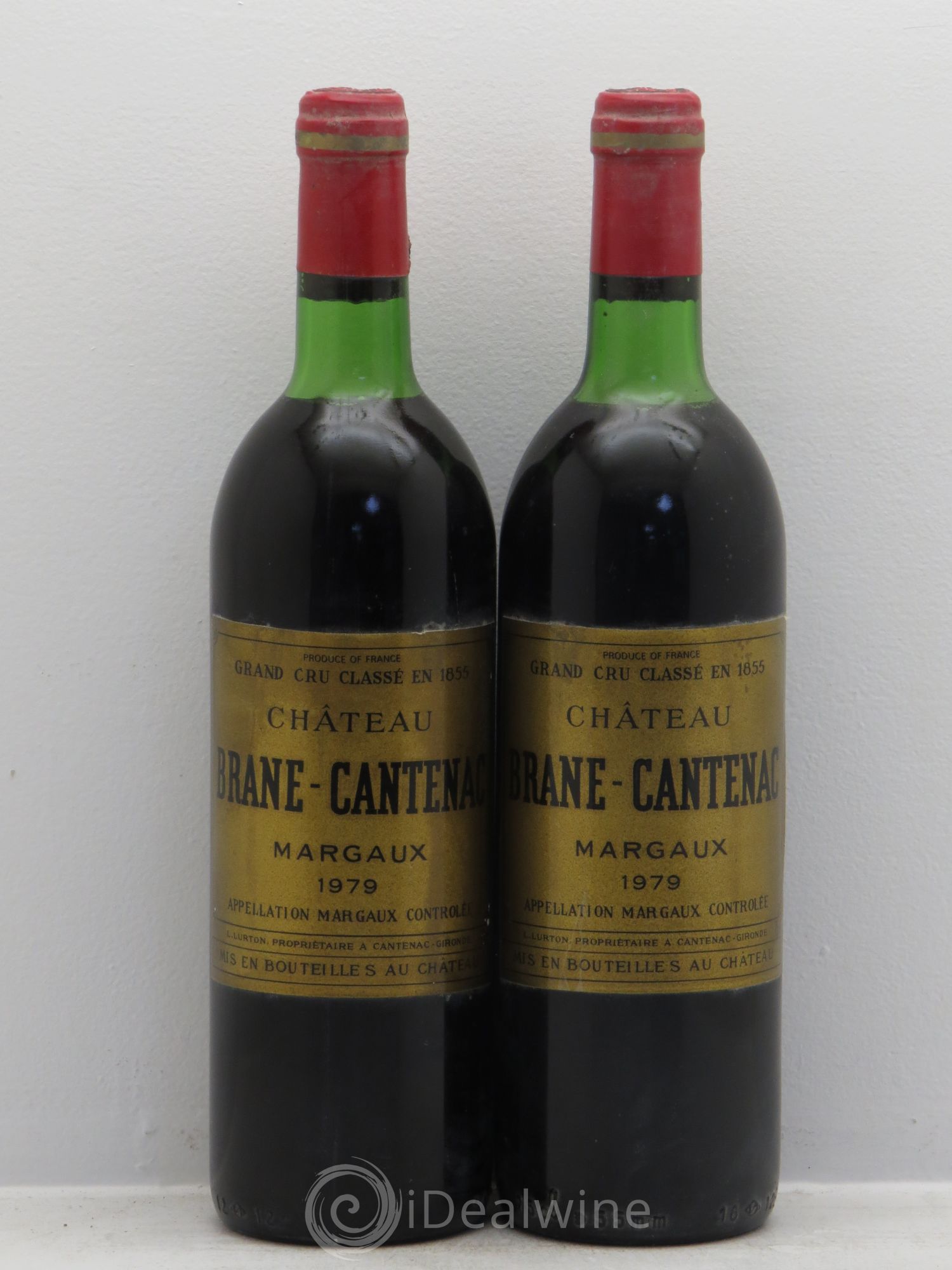Château Brane Cantenac 2ème Grand Cru Classé 1979 - Lot de 2 bouteilles - 0