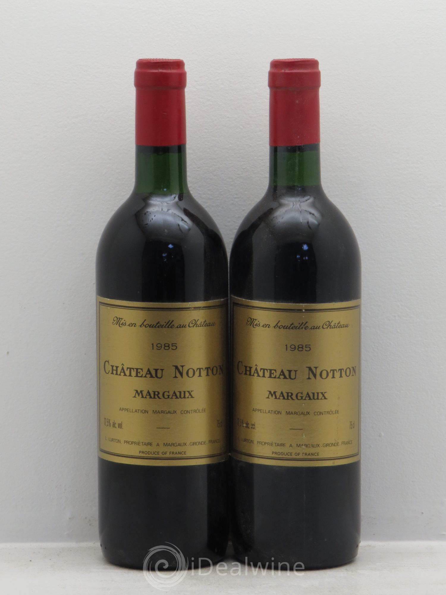 Bordeaux Château Notton - Margaux 1985 - Posten von 2 Flaschen - 0