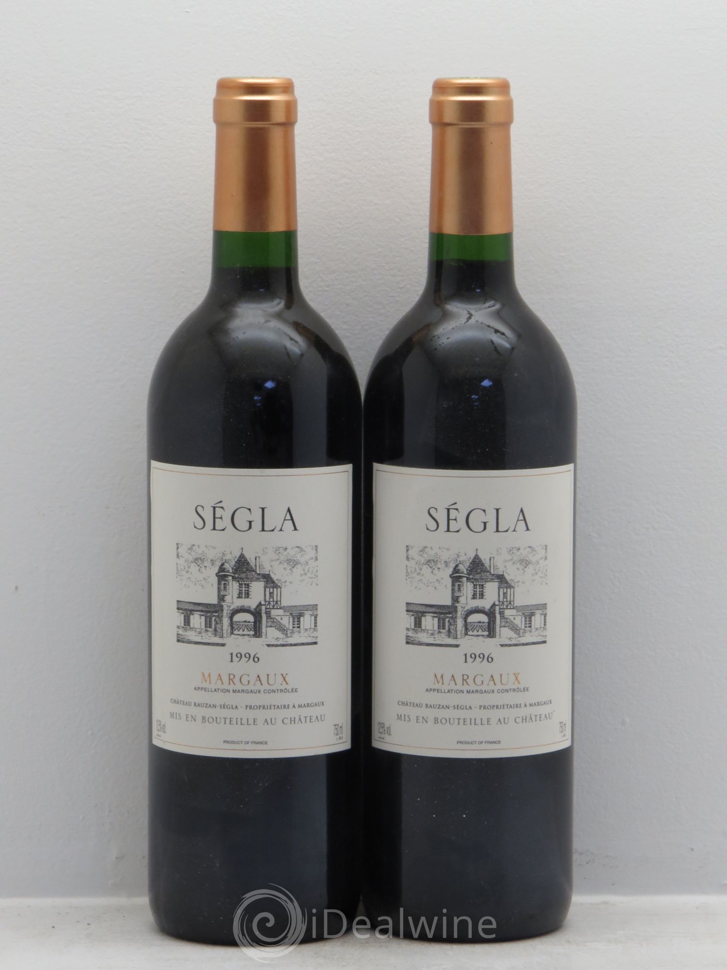 Bordeaux Château Ségla 1996 - Lot de 2 bouteilles - 0
