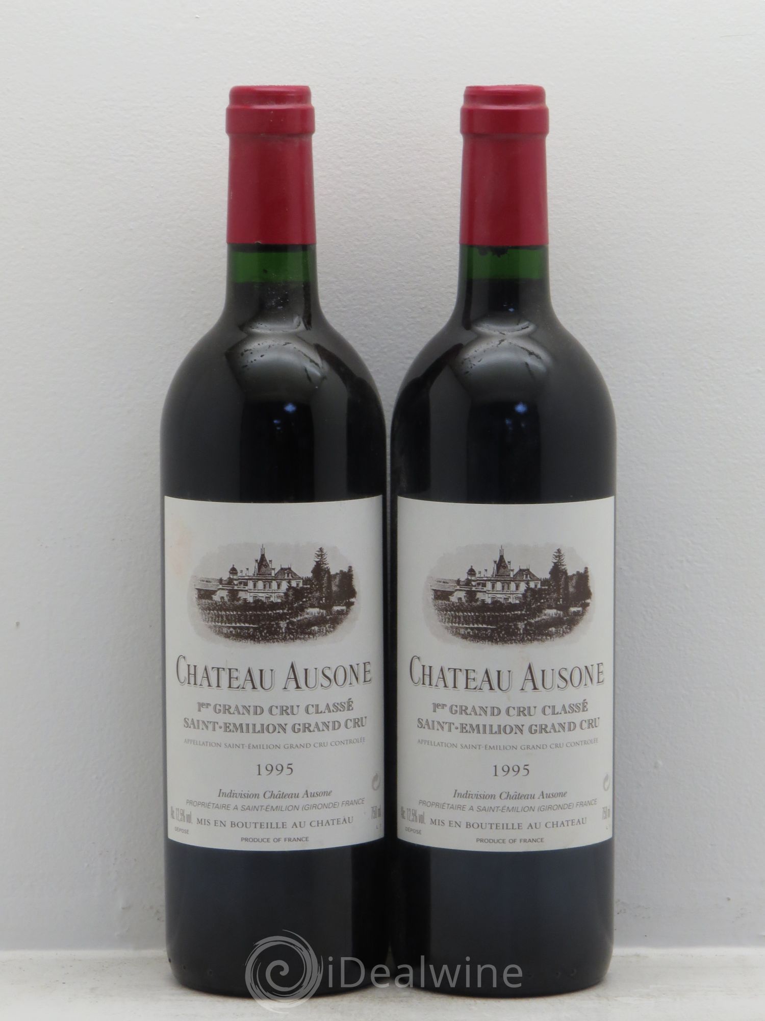 Château Ausone 1er Grand Cru Classé A 1995 - Lot de 2 bouteilles - 0