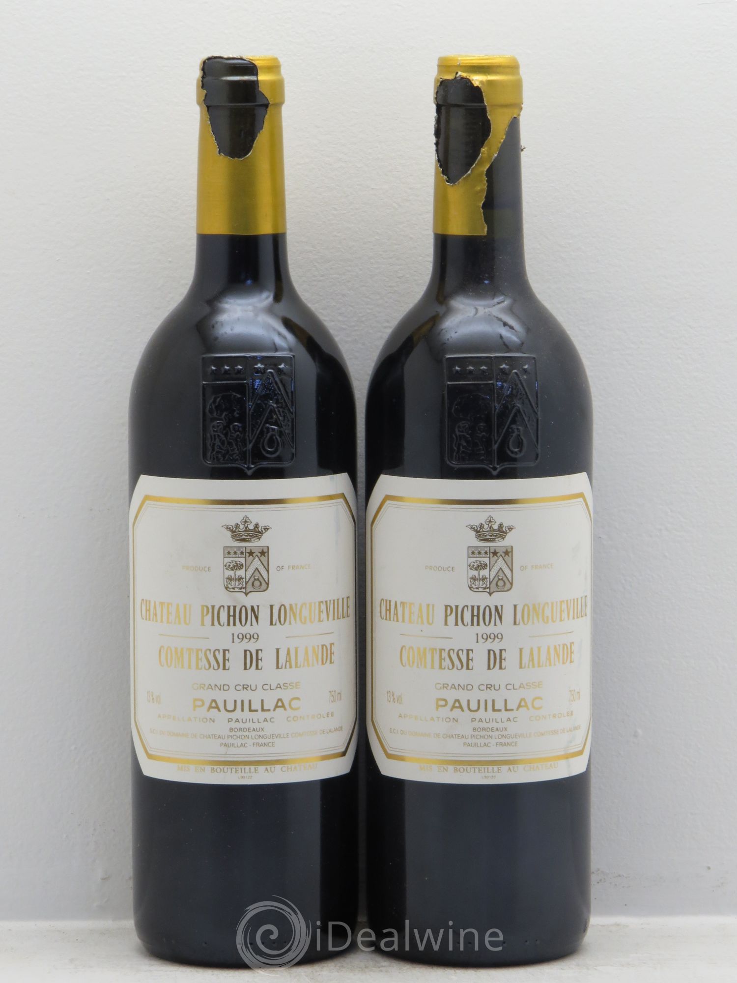 Château Pichon Longueville Comtesse de Lalande 2ème Grand Cru Classé 1999 - Lot de 2 bouteilles - 0