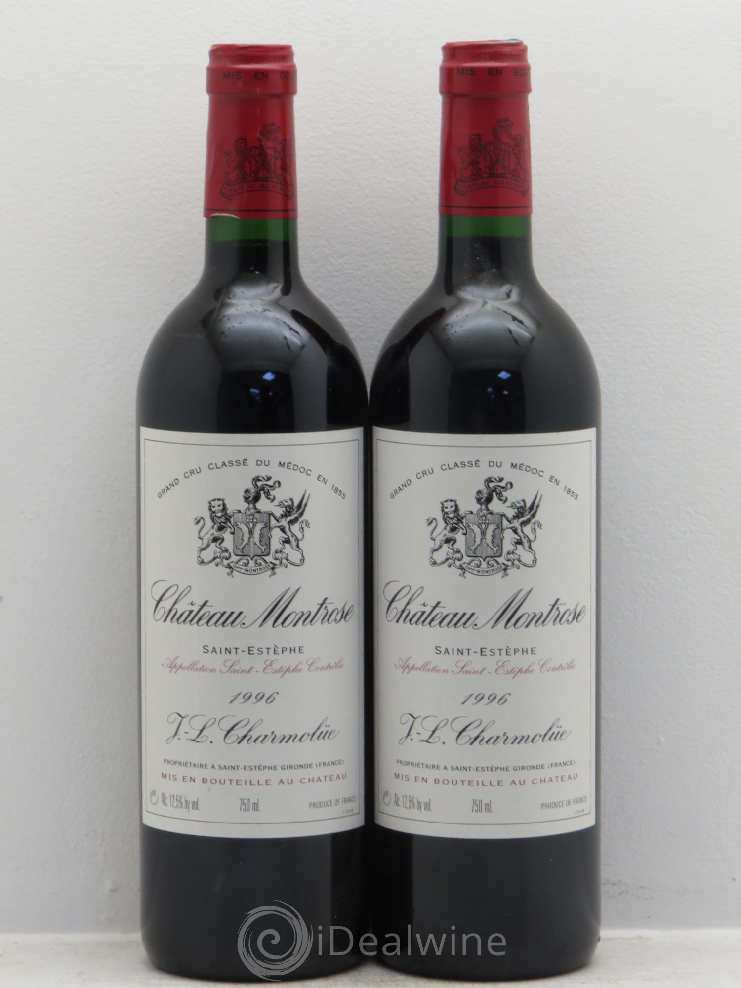 Château Montrose 2ème Grand Cru Classé 1996 - Lot de 2 bouteilles - 0