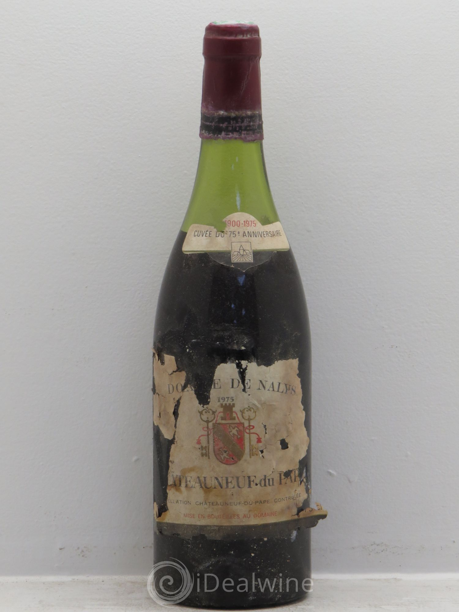 Châteauneuf-du-Pape Château de Nalys Cuvée du 75ème Anniversaire 1975 - Lotto di 1 bottiglia - 0