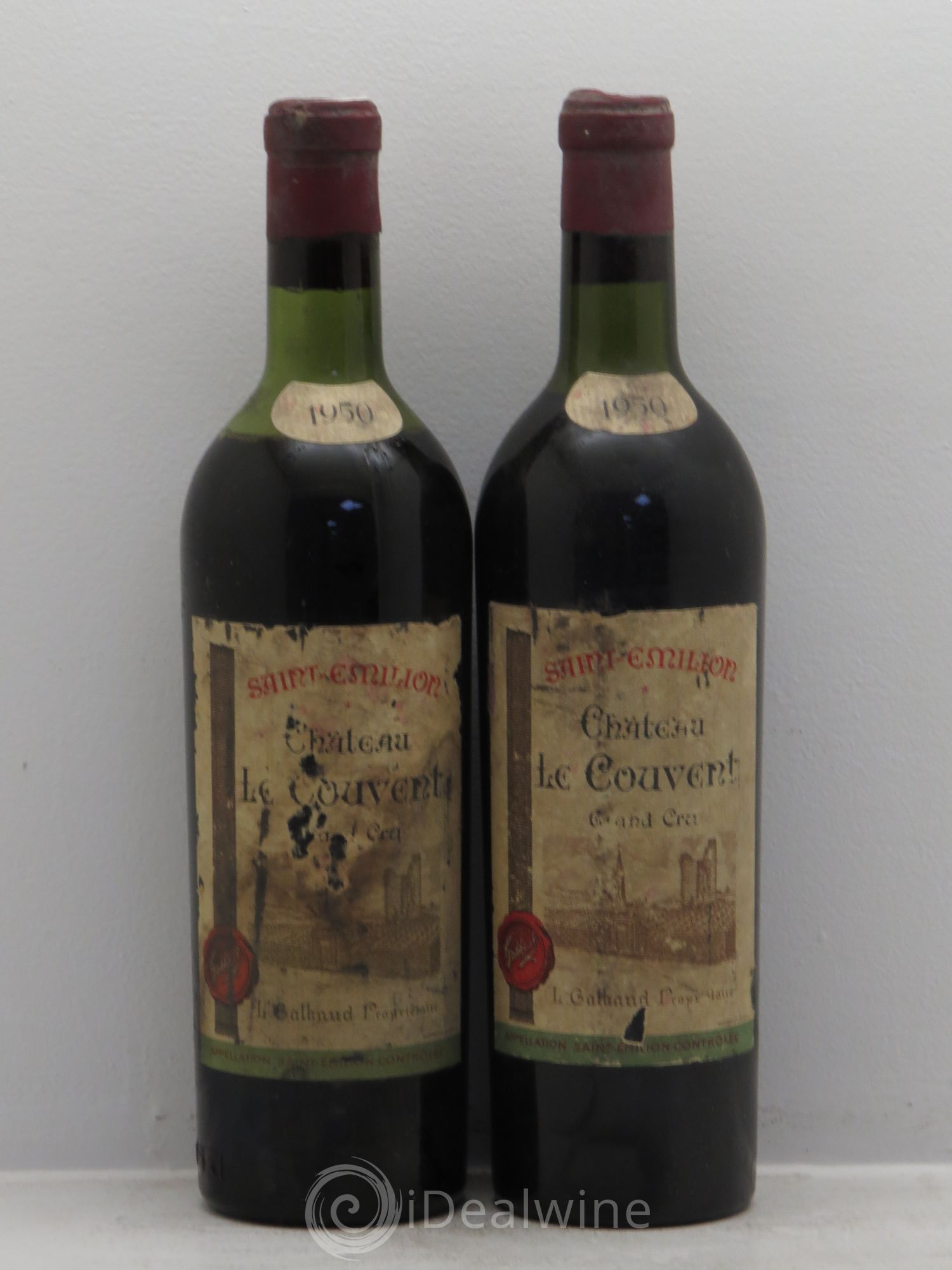 Bordeaux Château Le Couvent 1950 - Posten von 2 Flaschen - 0