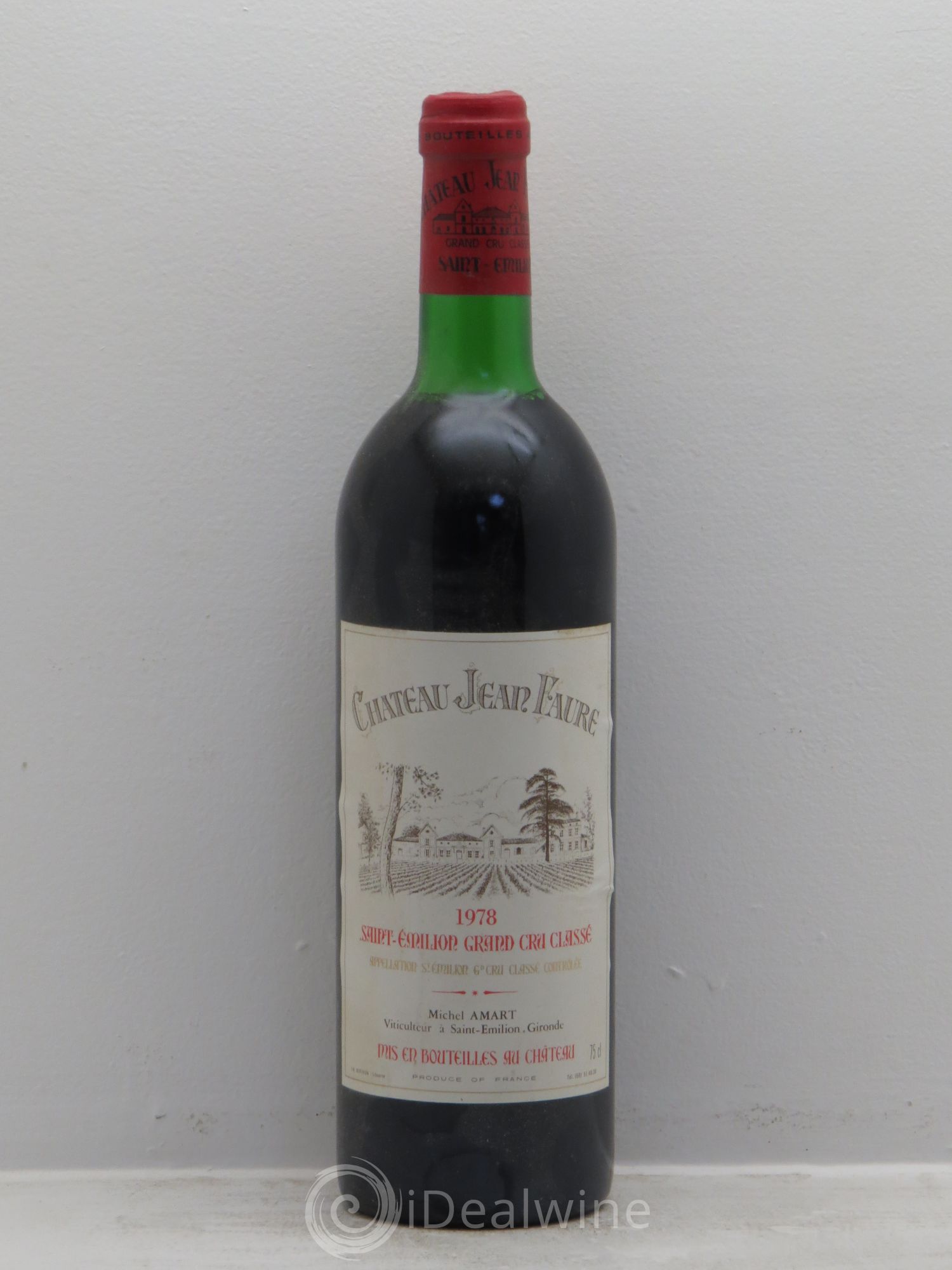 Château Jean Faure Grand Cru Classé 1978 - Lot de 1 bouteille - 0