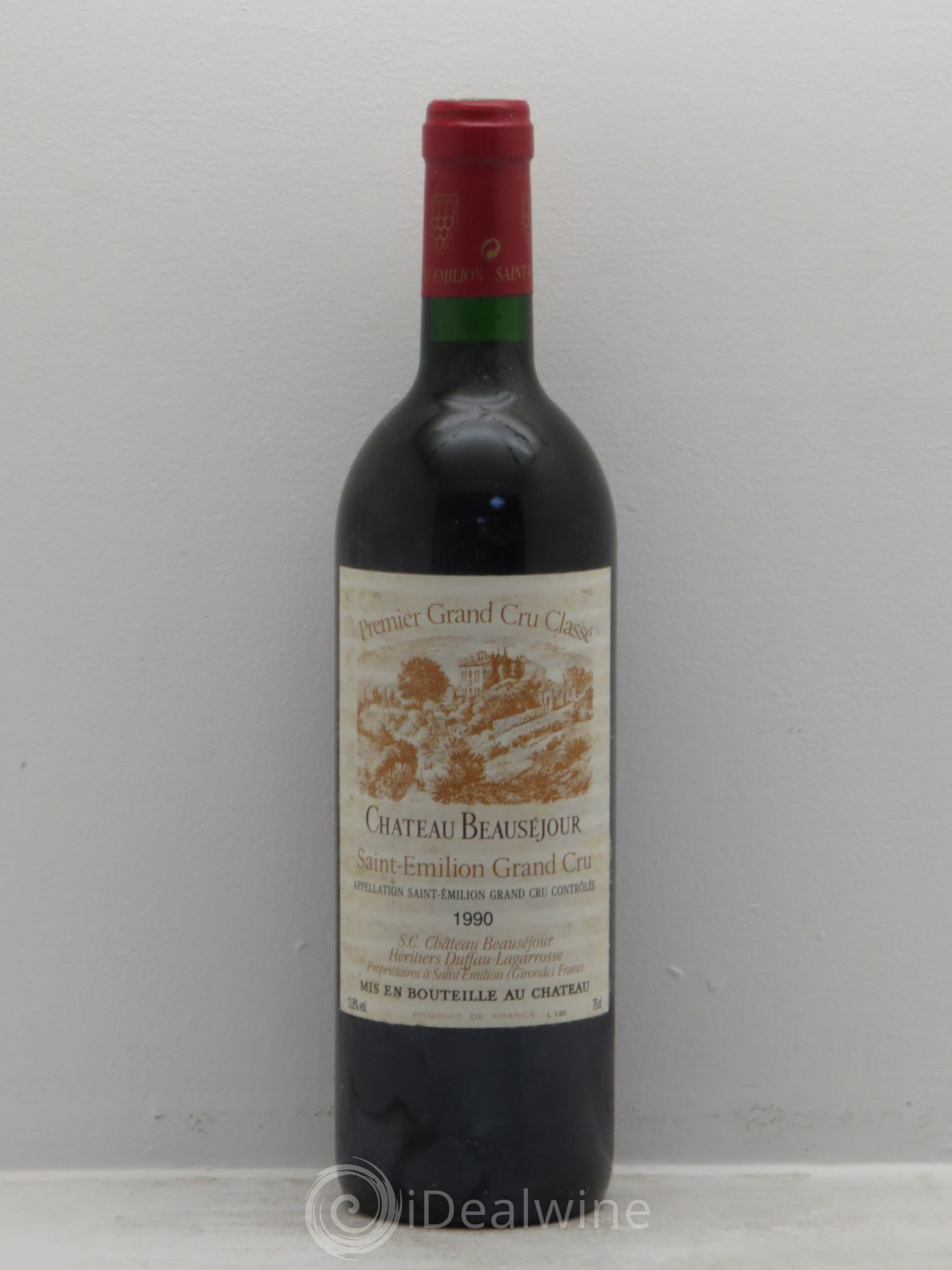 Château Beauséjour (Duffau-Lagarrosse) 1er Grand Cru Classé B 1990 - Lot de 1 bouteille - 0