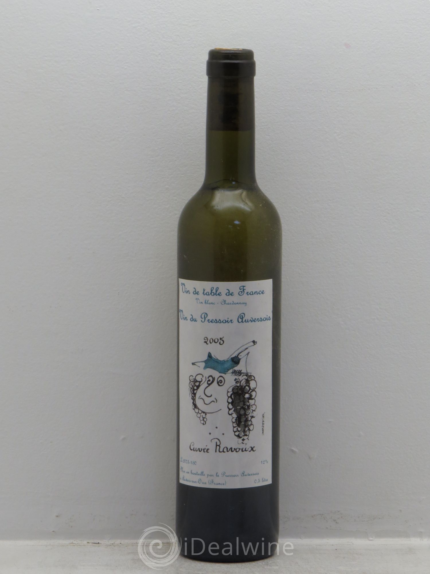 Divers Vin de table Vin du Pressoir Auversois Cuvée Ravoux (50cl) (sans prix de réserve) 2005 - Posten von 1 Flasche - 0