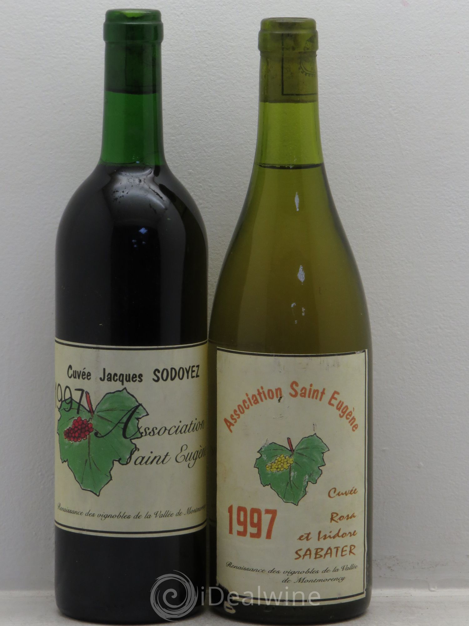 Divers Association St Eugene Vallée de Montmorency (blc et rge) (sans prix de réserve) 1997 - Posten von 2 Flaschen - 0