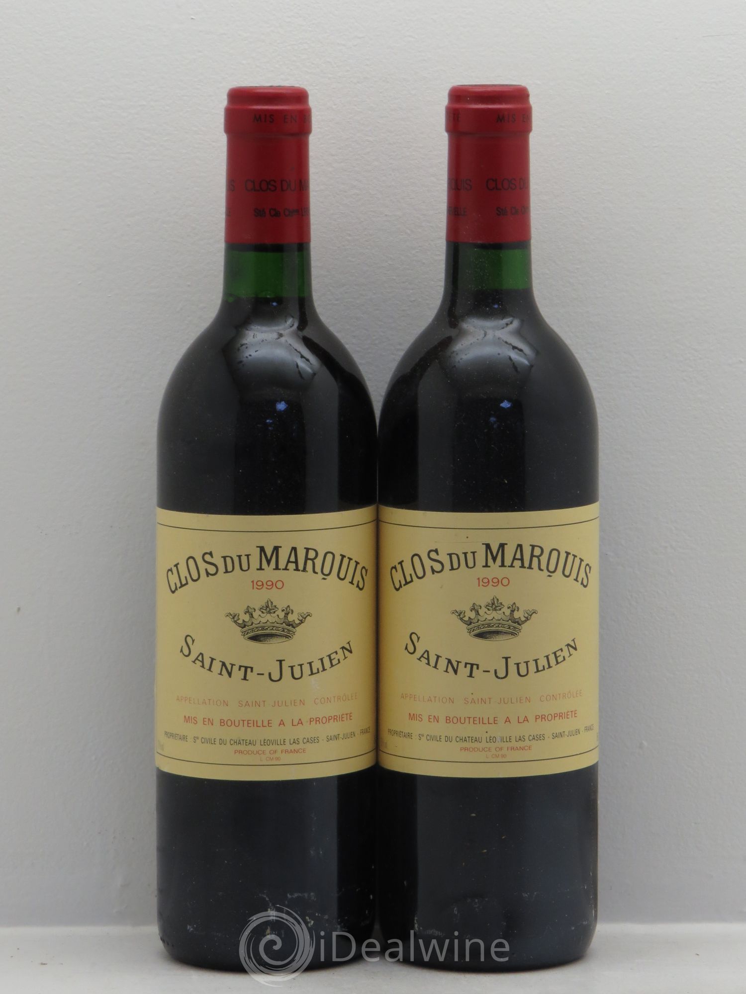 Clos du Marquis 1990 - Lot de 2 bouteilles - 0