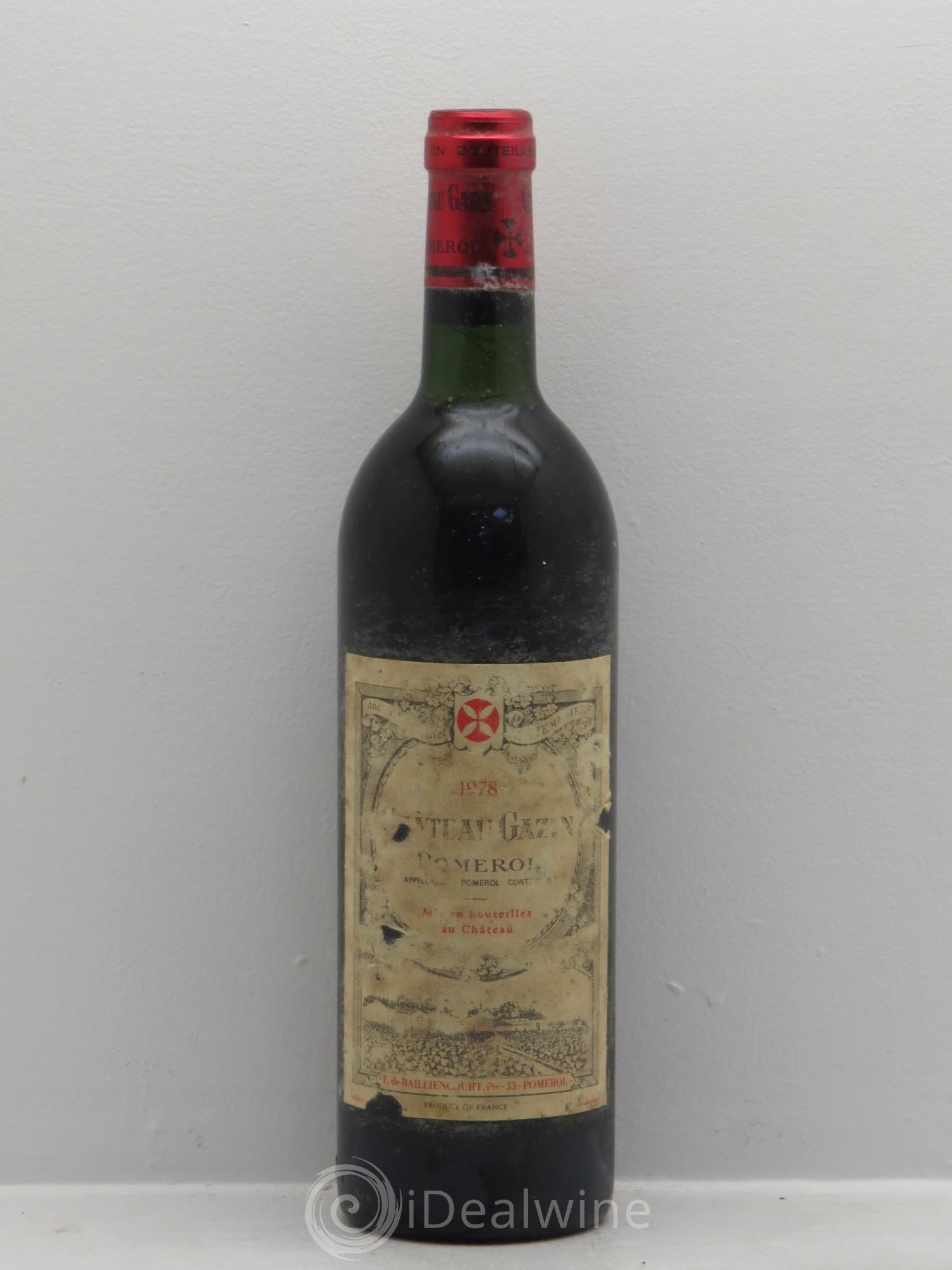 Château Gazin 1978 - Lot de 1 bouteille - 0