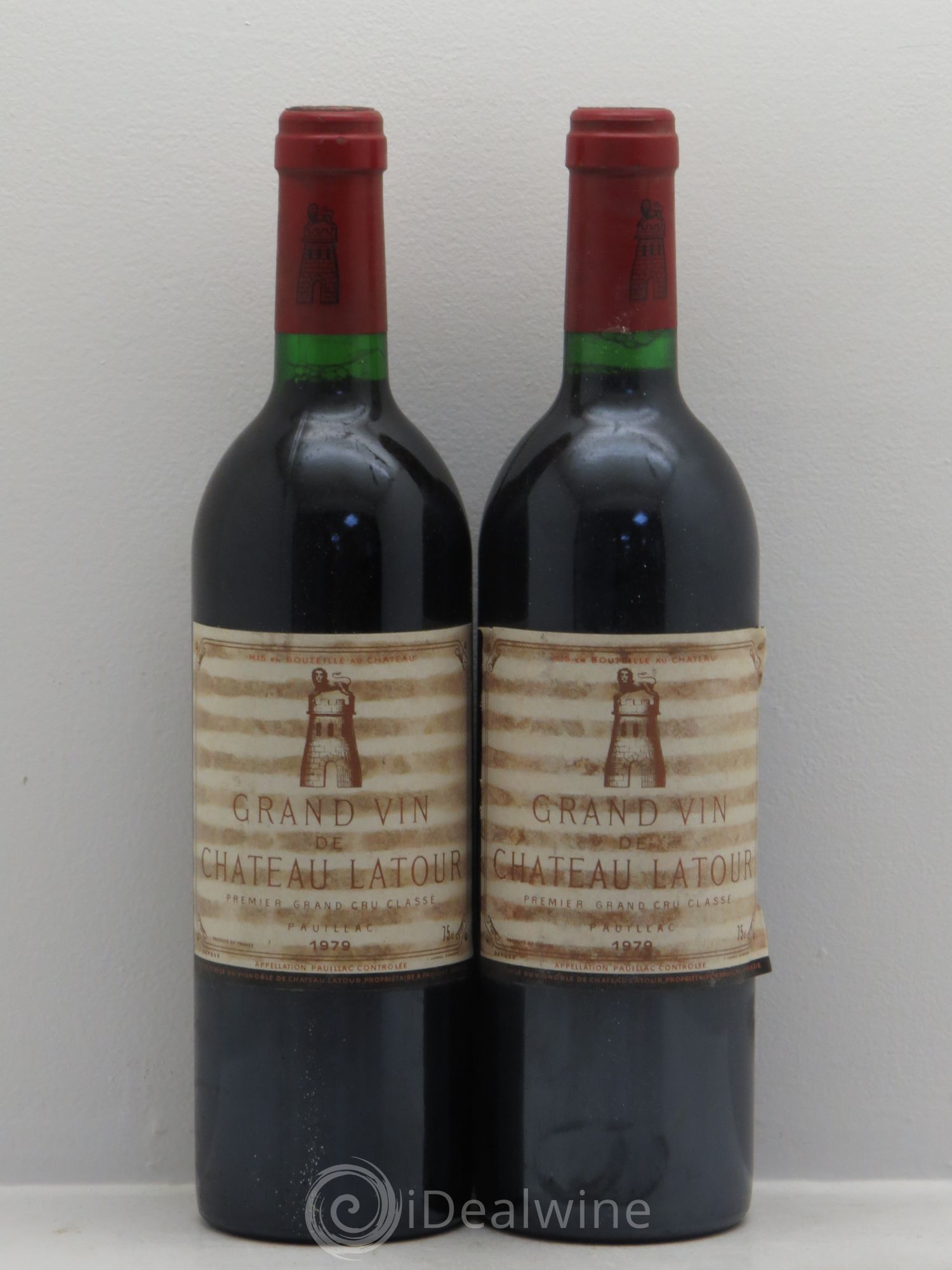 Château Latour 1er Grand Cru Classé 1979 - Lot de 2 bouteilles - 0