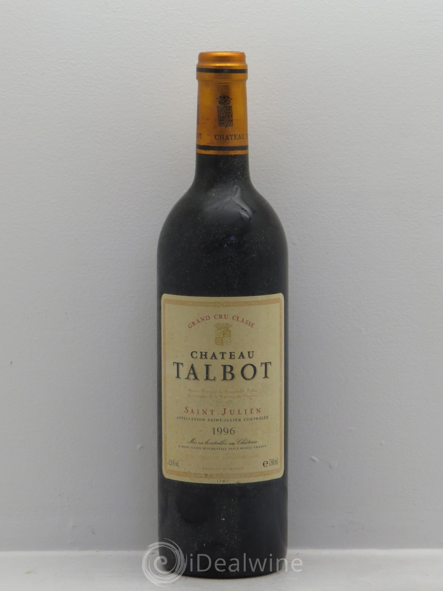 Château Talbot 4ème Grand Cru Classé 1996 - Lot de 6 bouteilles - 0