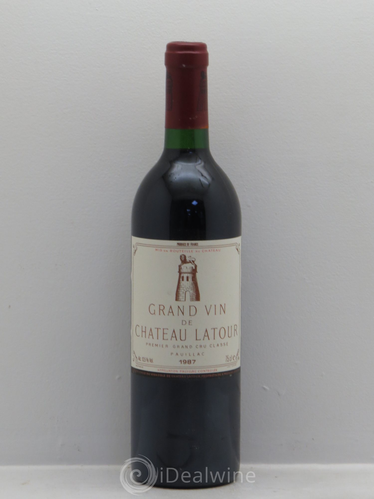 Château Latour 1er Grand Cru Classé 1987 - Lot de 1 bouteille - 0