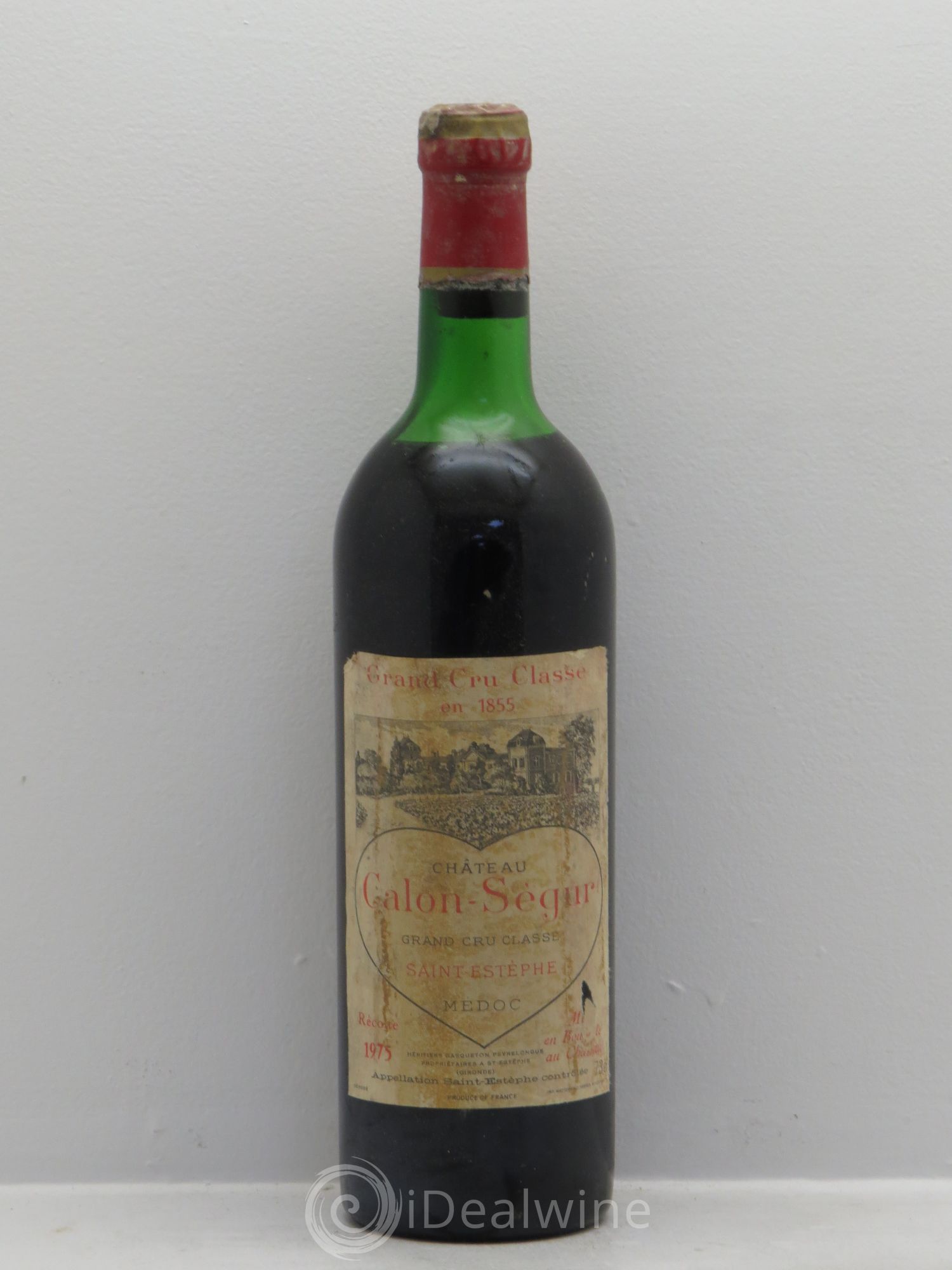 Château Calon Ségur 3ème Grand Cru Classé 1975 - Lot de 1 bouteille - 0