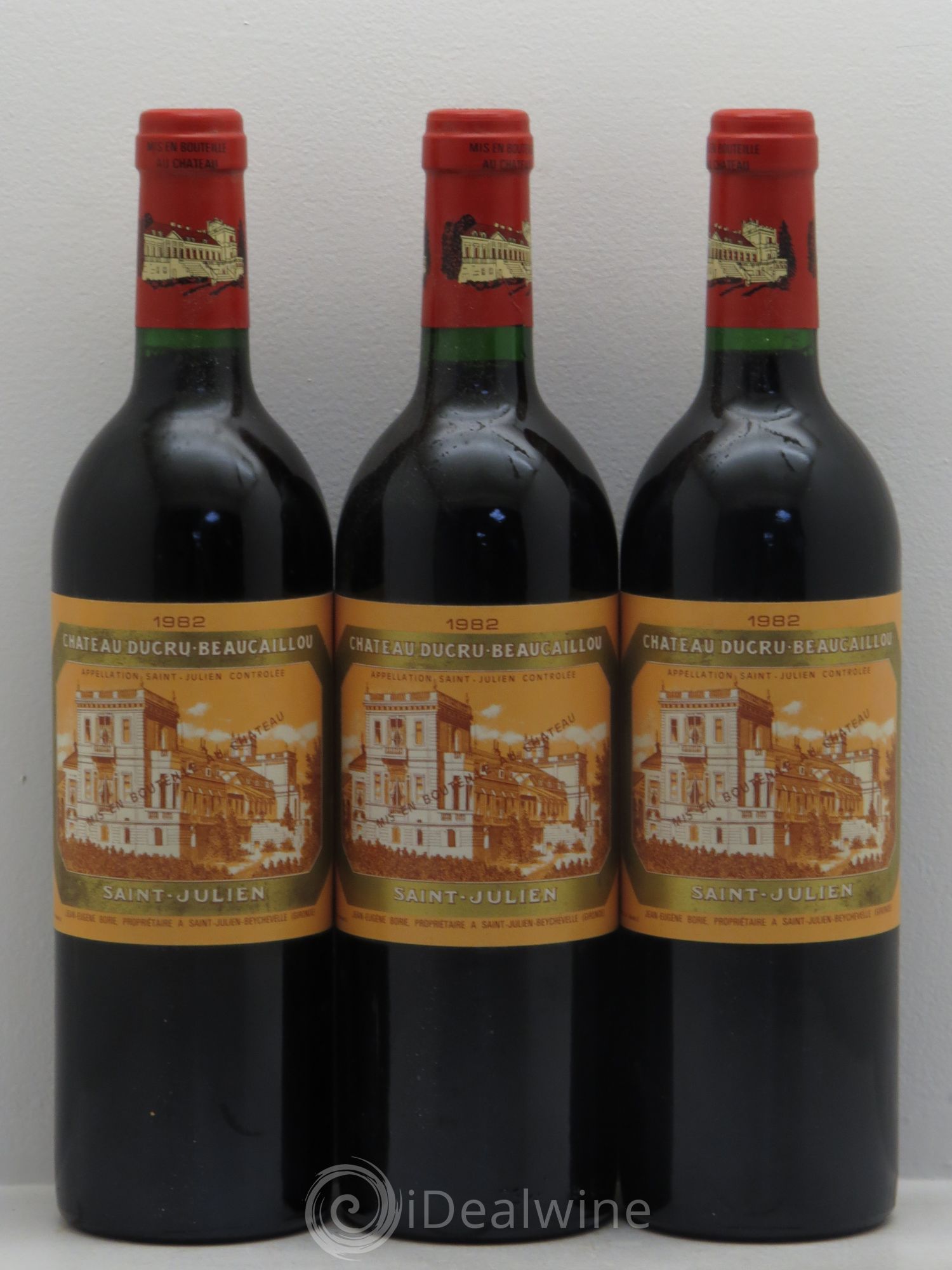 Château Ducru Beaucaillou 2ème Grand Cru Classé 1982 - Lot de 3 bouteilles - 0