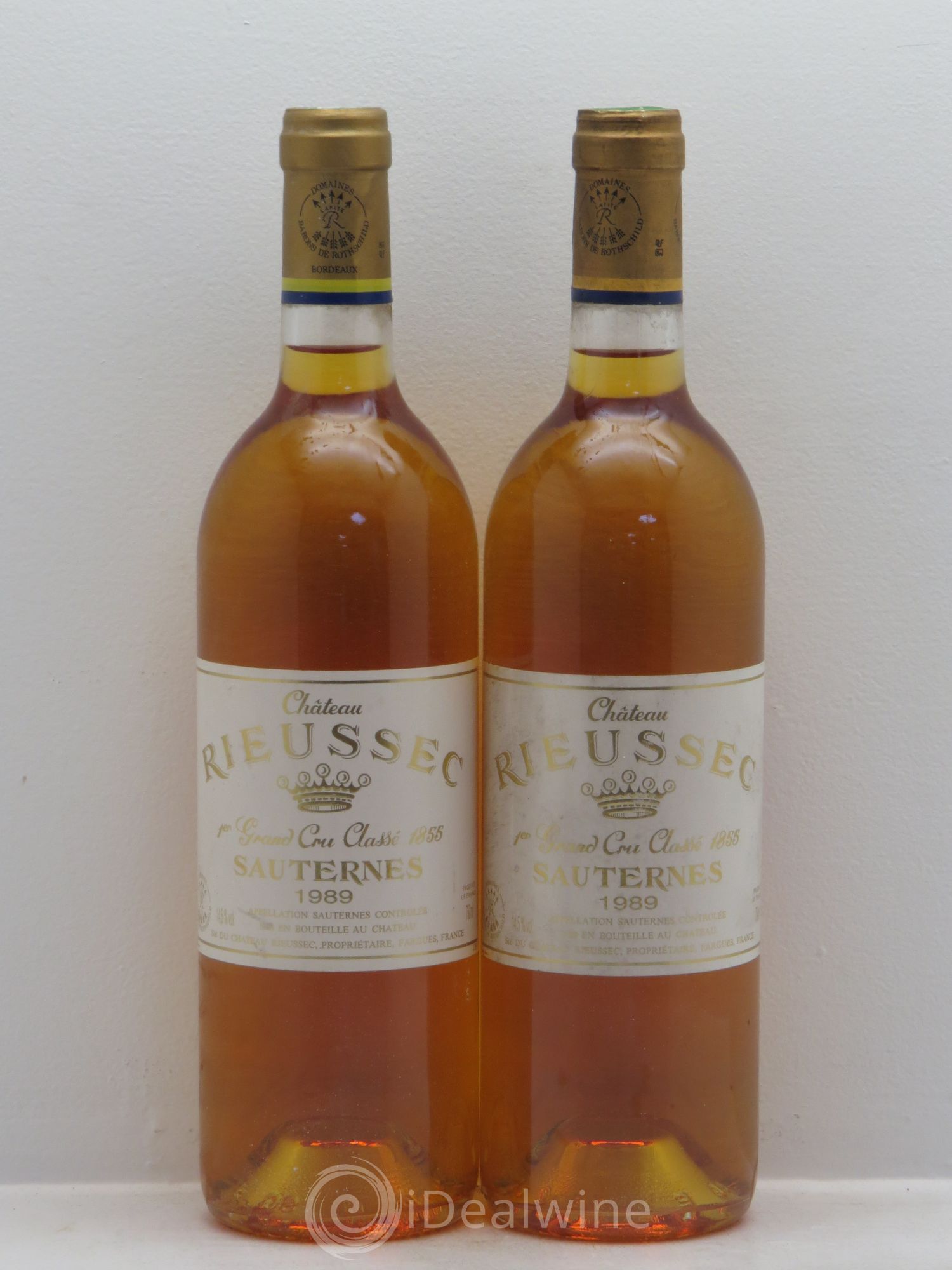 Château Rieussec 1er Grand Cru Classé 1989 - Lotto di 2 bottiglie - 0
