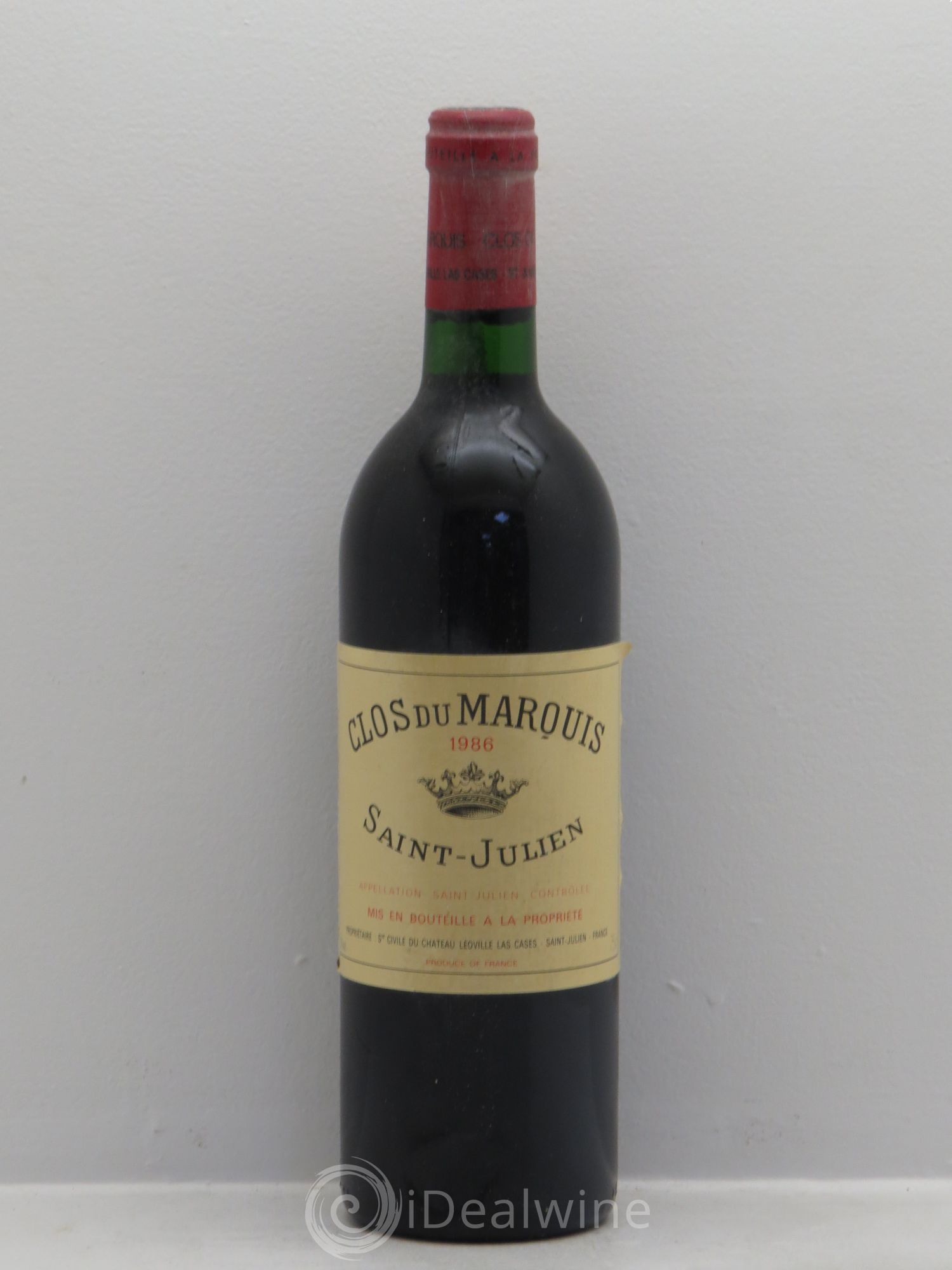 Clos du Marquis 1986 - Lot de 1 bouteille - 0