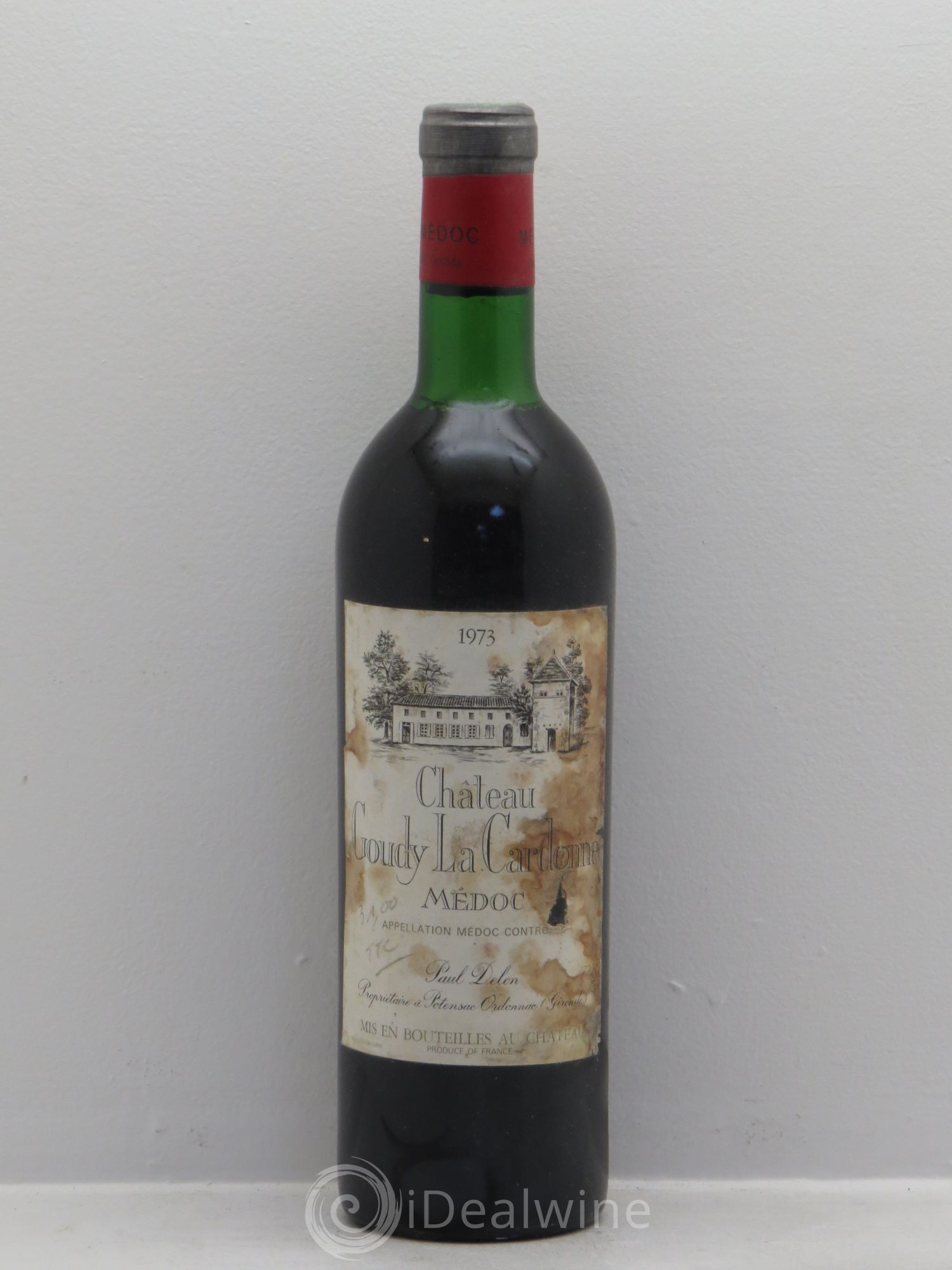 Médoc Château Goudy La Cardonne 1973 - Posten von 1 Flasche - 0