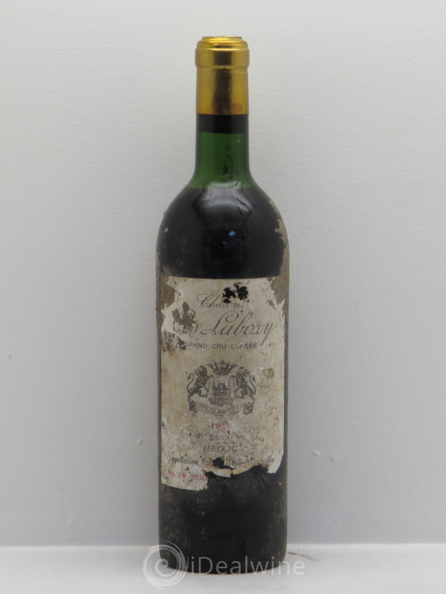 Château Cos Labory 5ème Grand Cru Classé 1956 - Lot de 1 bouteille - 0