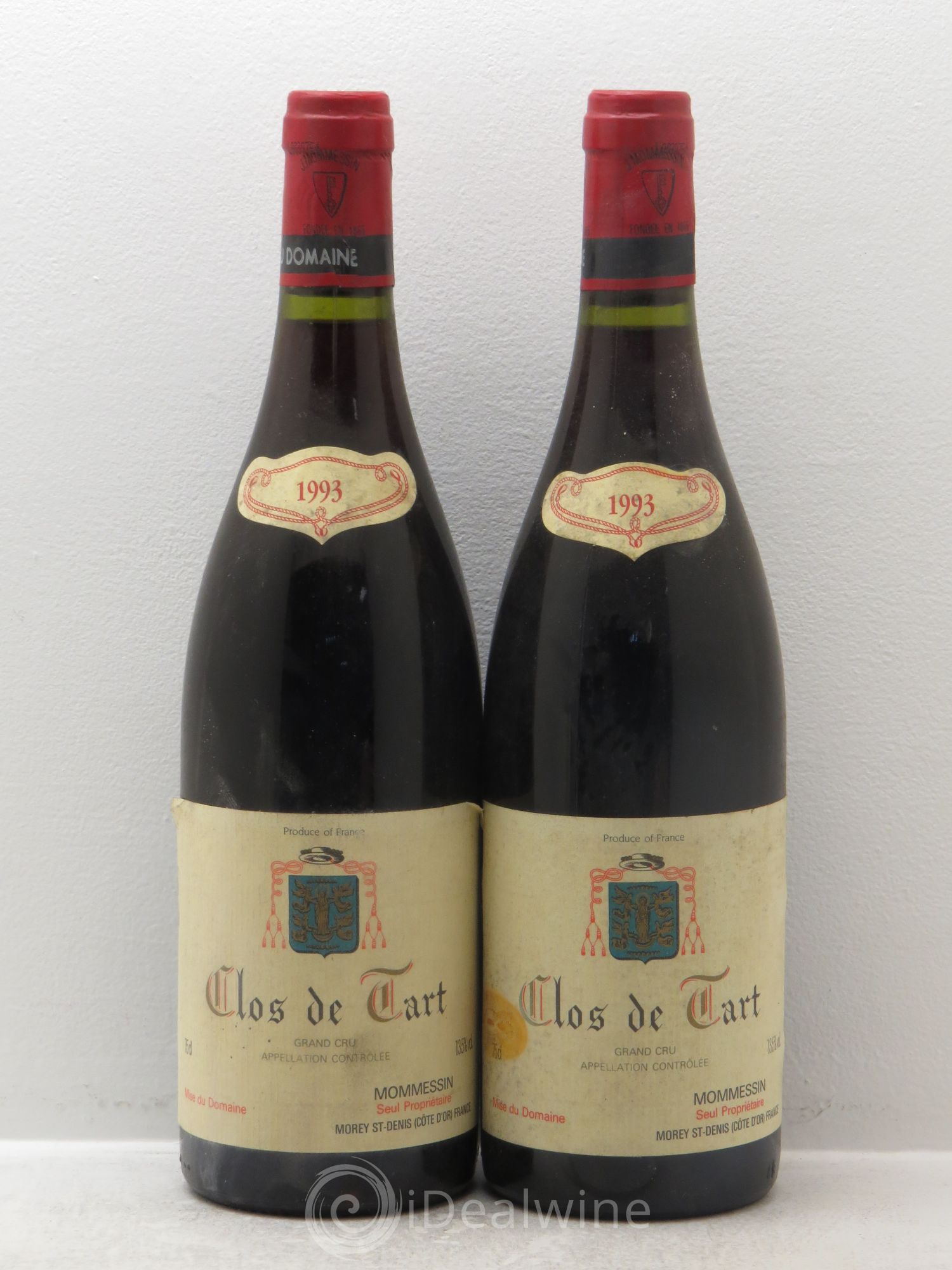 Clos de Tart Grand Cru Clos de Tart 1993 - Lot de 2 bouteilles - 0