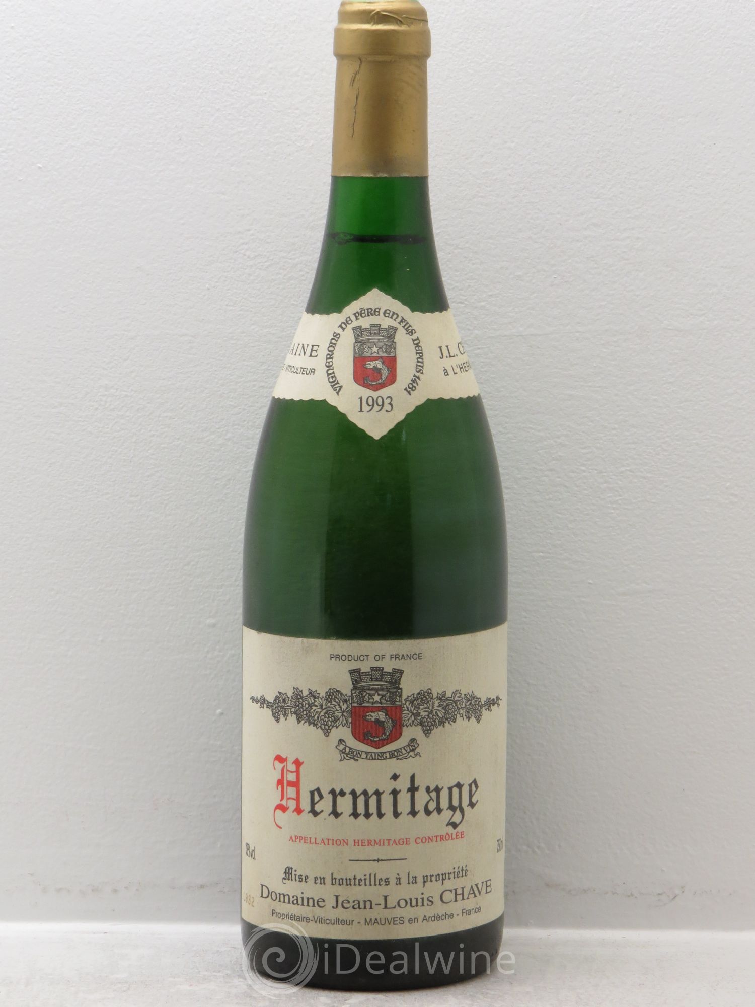 Hermitage Jean-Louis Chave 1993 - Lot de 1 bouteille - 0