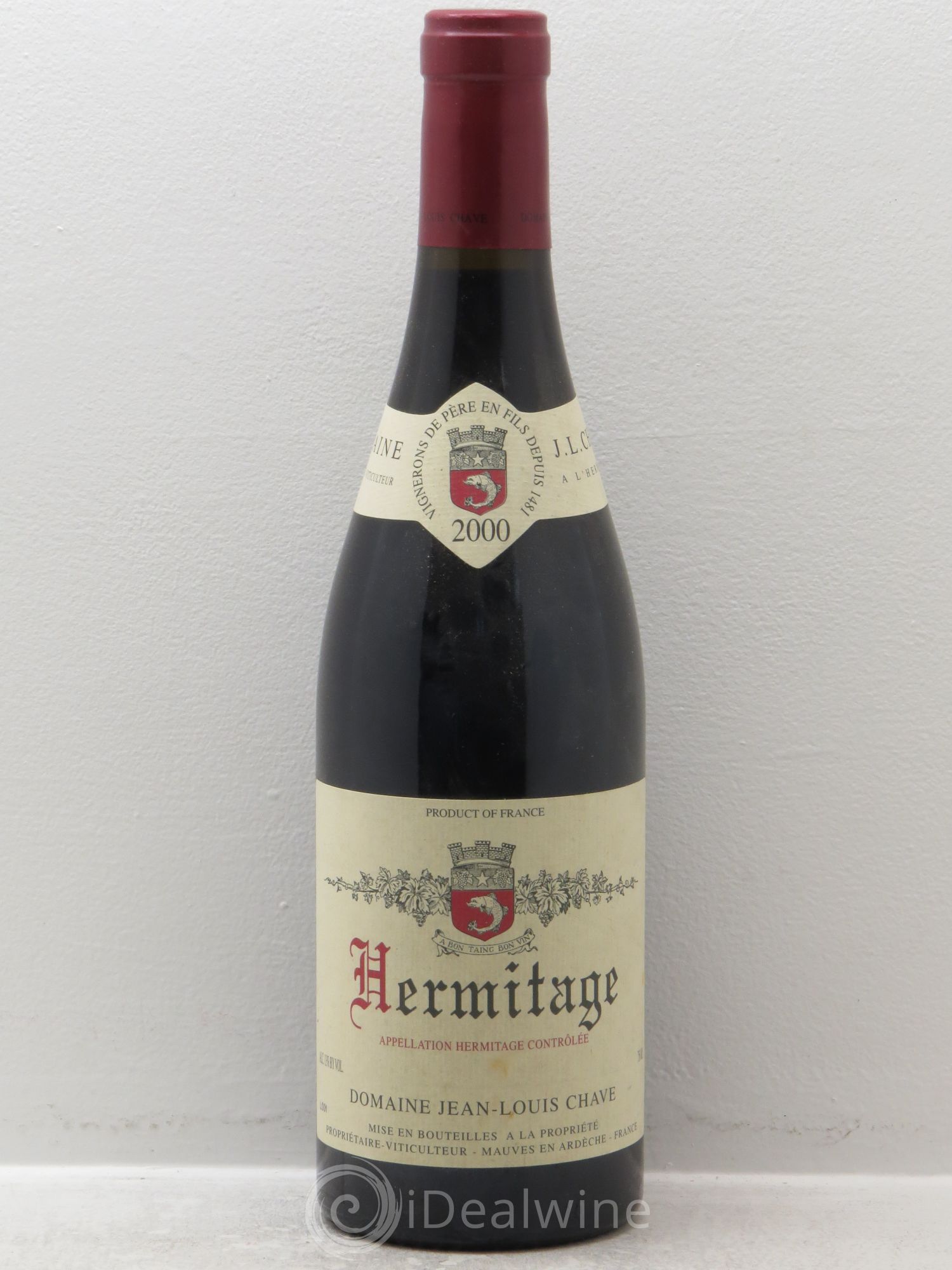 Hermitage Jean-Louis Chave 2000 - Lot de 1 bouteille - 0