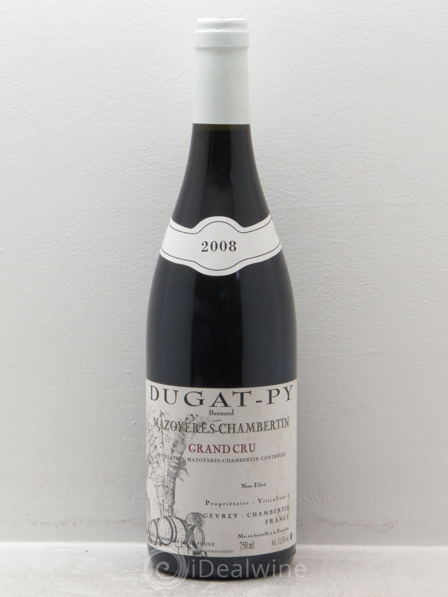 Mazoyères-Chambertin Grand Cru Dugat-Py 2008 - Lot de 1 bouteille - 0