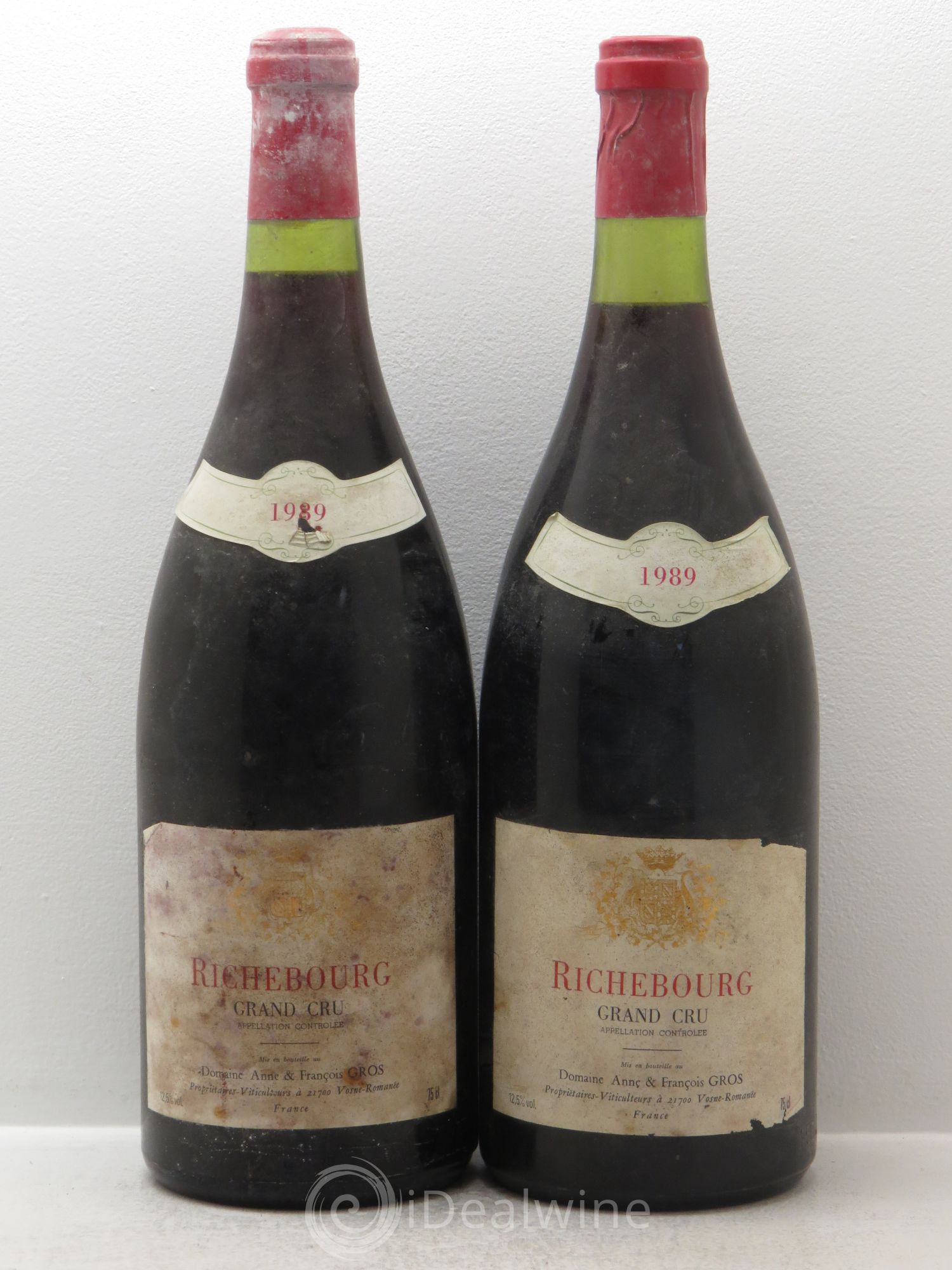 Richebourg Grand Cru A.-F. Gros 1989 - Lot de 2 magnums - 0