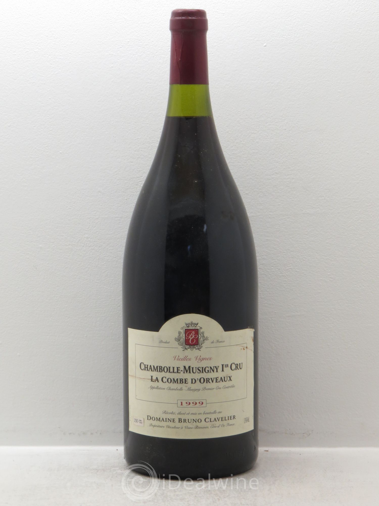 Chambolle-Musigny 1er Cru Domaine Bruno Clavelier 1999 - Lot de 1 magnum - 0