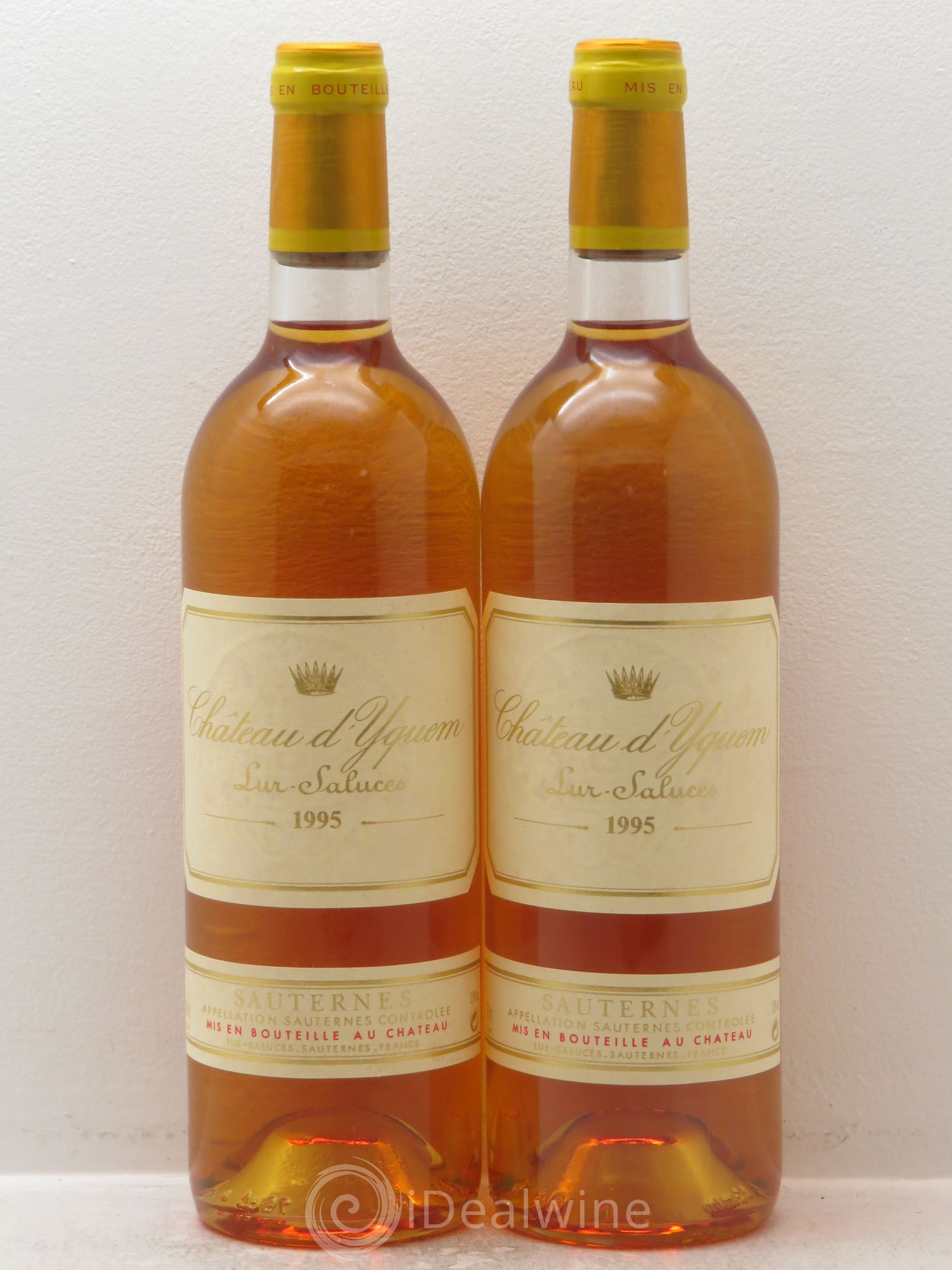 Château d' Yquem 1er Cru Classé Supérieur 1995 - Lotto di 2 bottiglie - 0