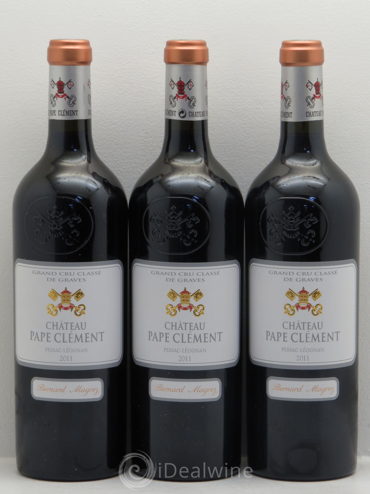 Château Pape Clément Cru Classé de Graves 2011 - Lot de 3 bouteilles - 0