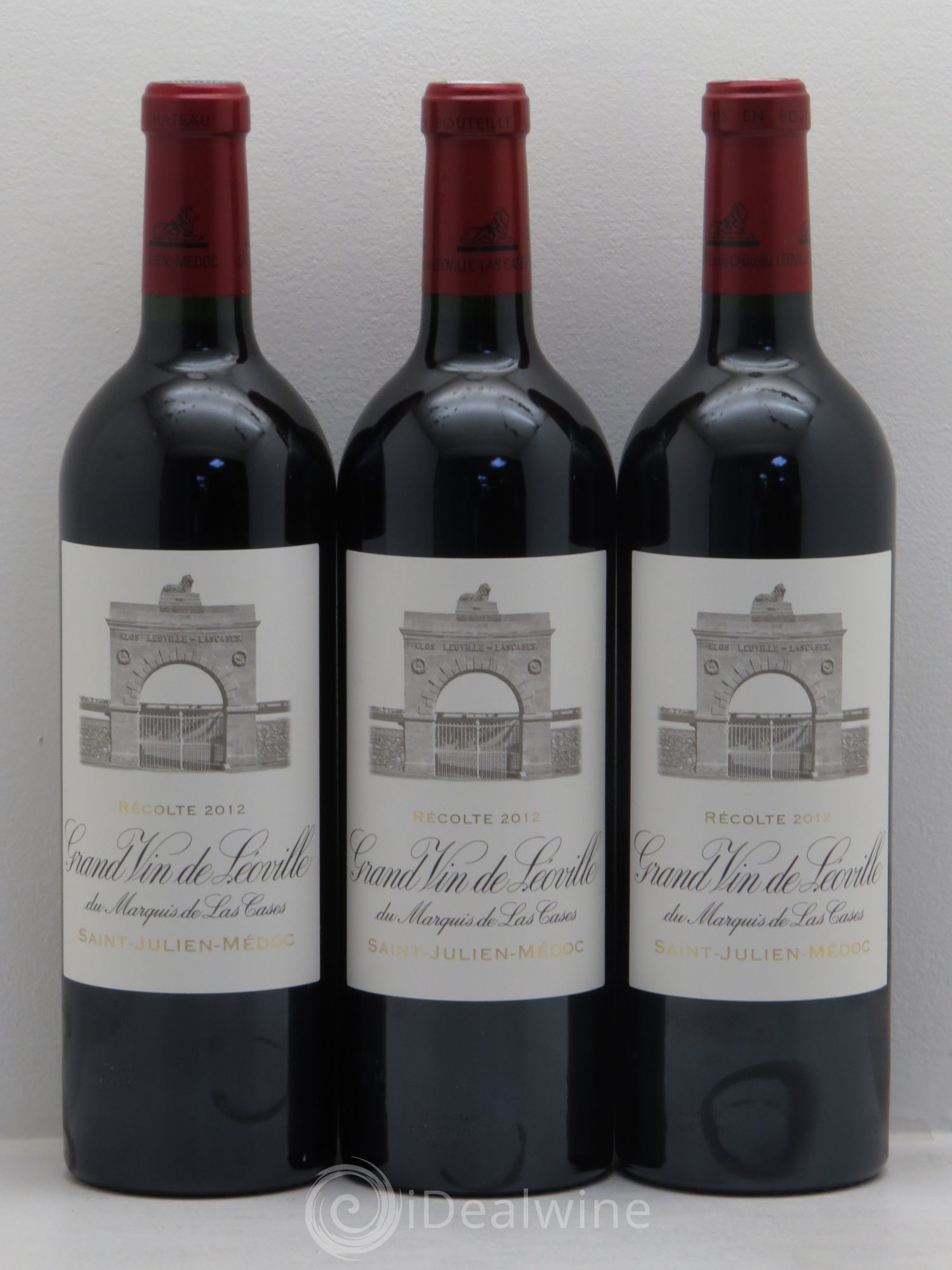 Château Léoville Las Cases 2ème Grand Cru Classé 2012 - Lot de 3 bouteilles - 0