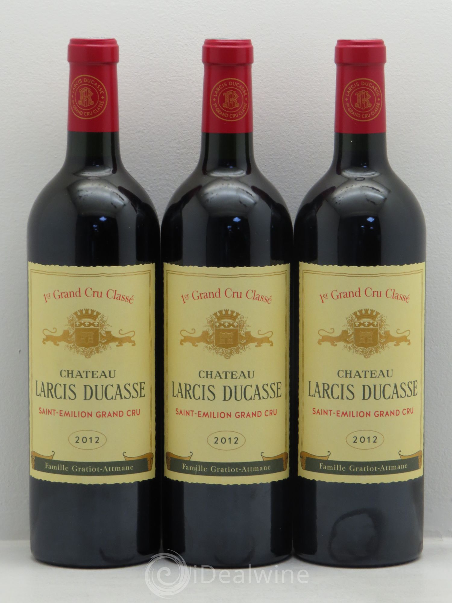 Château Larcis Ducasse 1er Grand Cru Classé B 2012 - Lot de 3 bouteilles - 0
