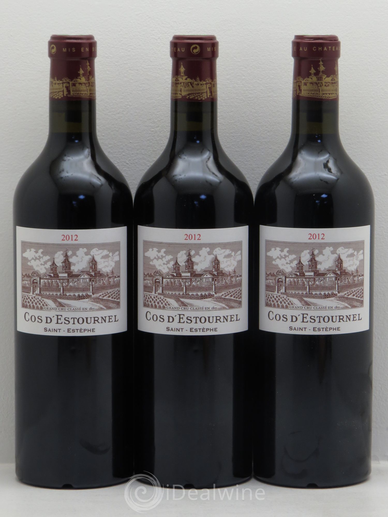Cos d'Estournel 2ème Grand Cru Classé 2012 - Lot de 3 bouteilles - 0