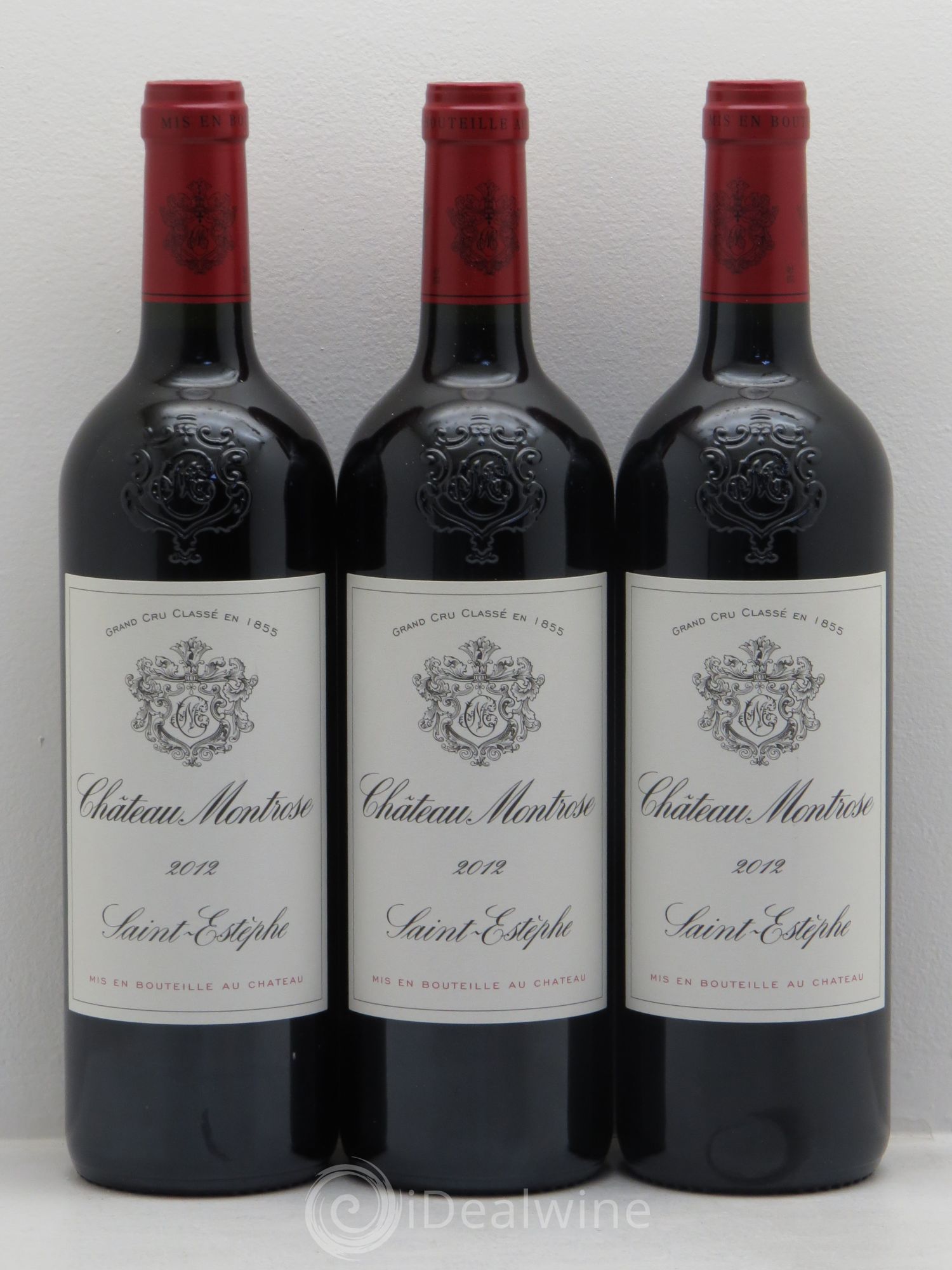 Château Montrose 2ème Grand Cru Classé 2012 - Lot de 3 bouteilles - 0