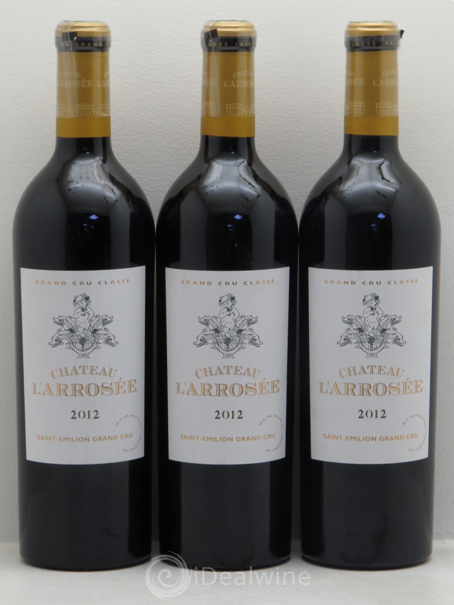 Château l' Arrosée Grand Cru Classé 2012 - Lot de 3 bouteilles - 0