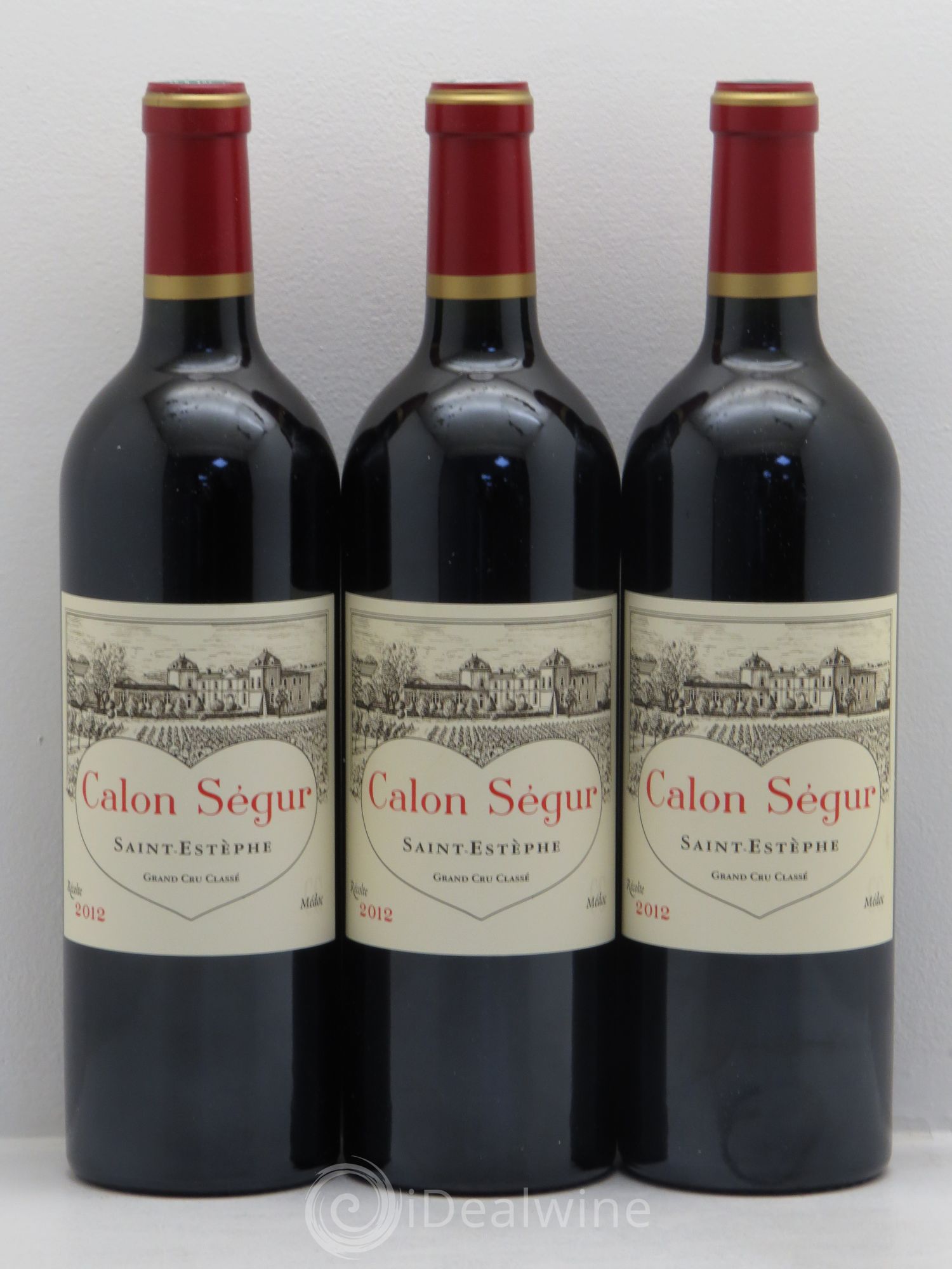 Château Calon Ségur 3ème Grand Cru Classé 2012 - Lot de 3 bouteilles - 0