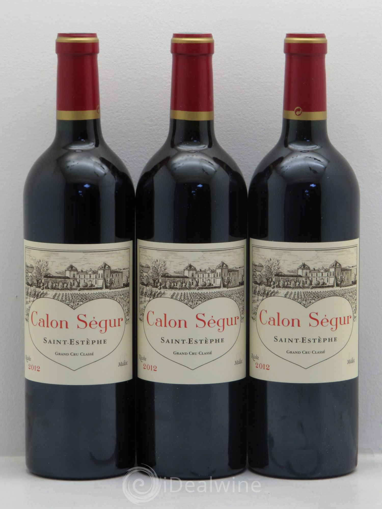 Château Calon Ségur 3ème Grand Cru Classé 2012 - Lot de 3 bouteilles - 0