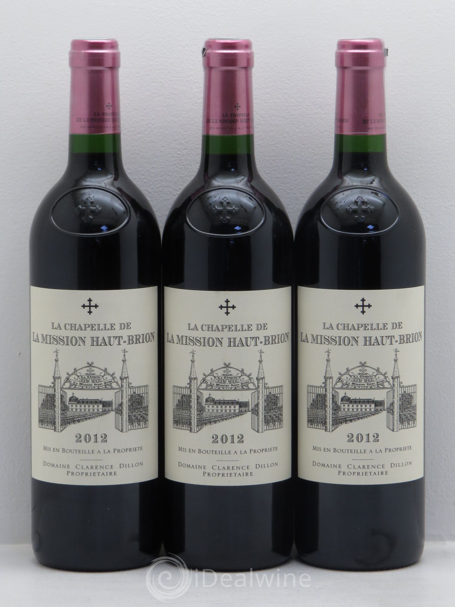 La Chapelle de La Mission Haut-Brion Second Vin 2012 - Lot de 3 bouteilles - 0