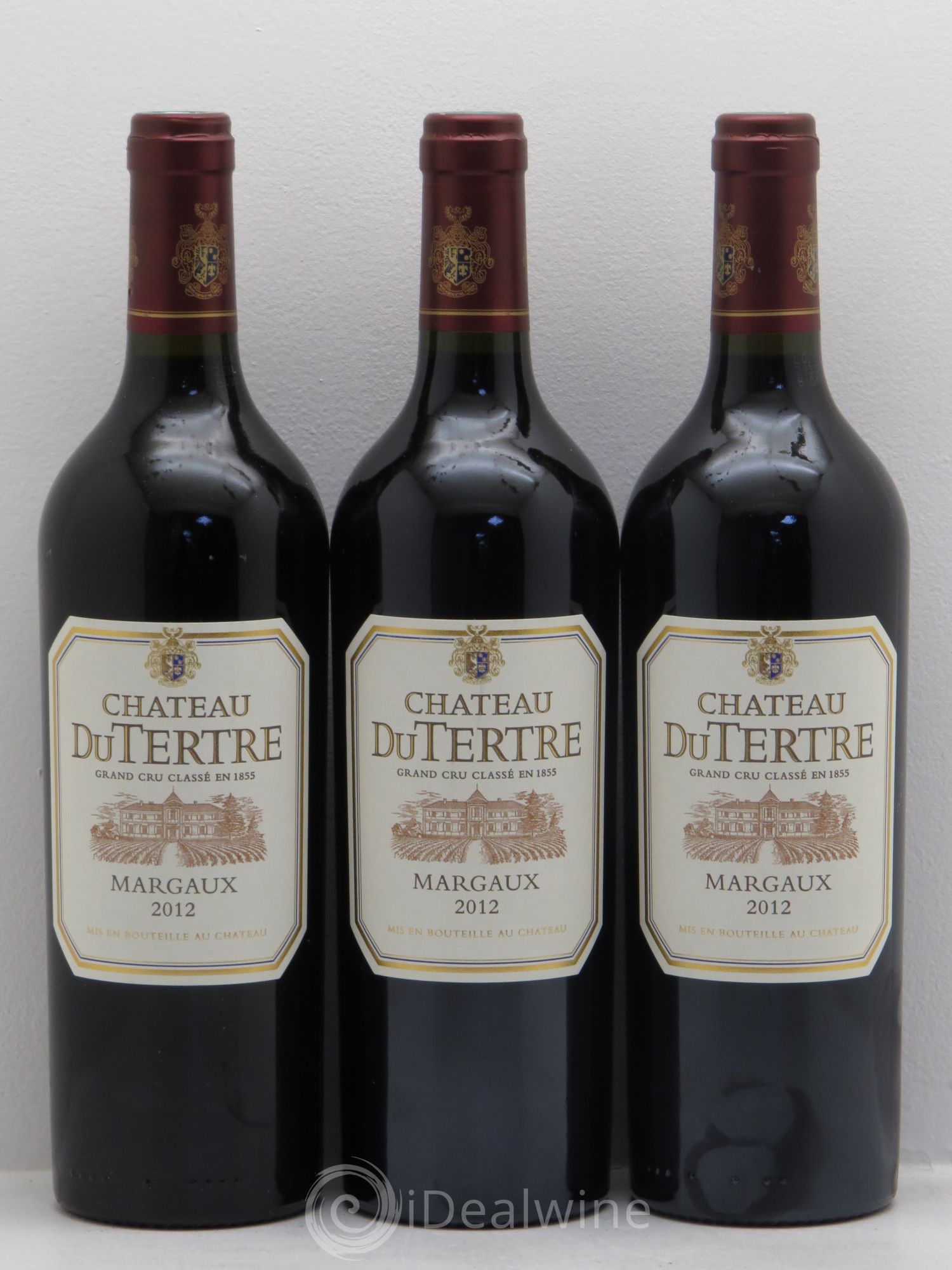 Château du Tertre 5ème Grand Cru Classé 2012 - Lot de 3 bouteilles - 0